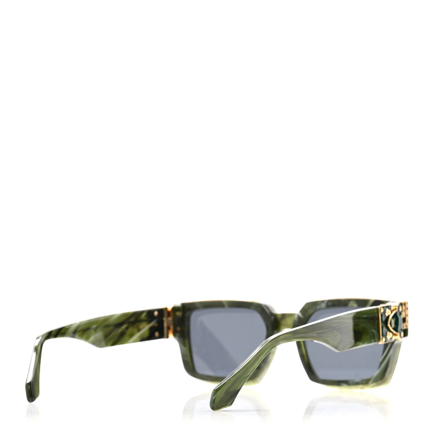 Acetate 1.1 Millionaires Z1167E Sunglasses Green Marble - Image 4