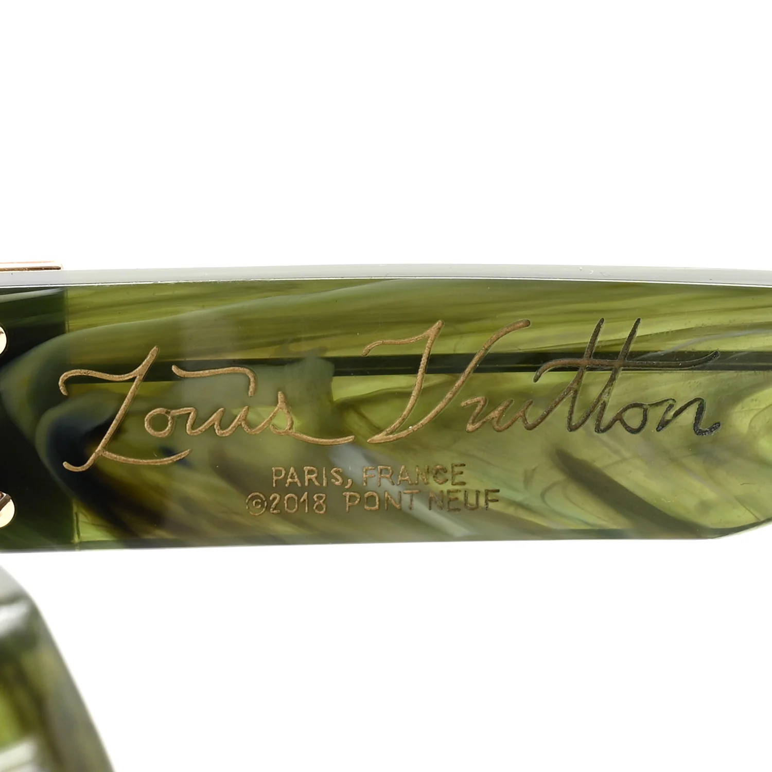 Acetate 1.1 Millionaires Z1167E Sunglasses Green Marble - Image 5