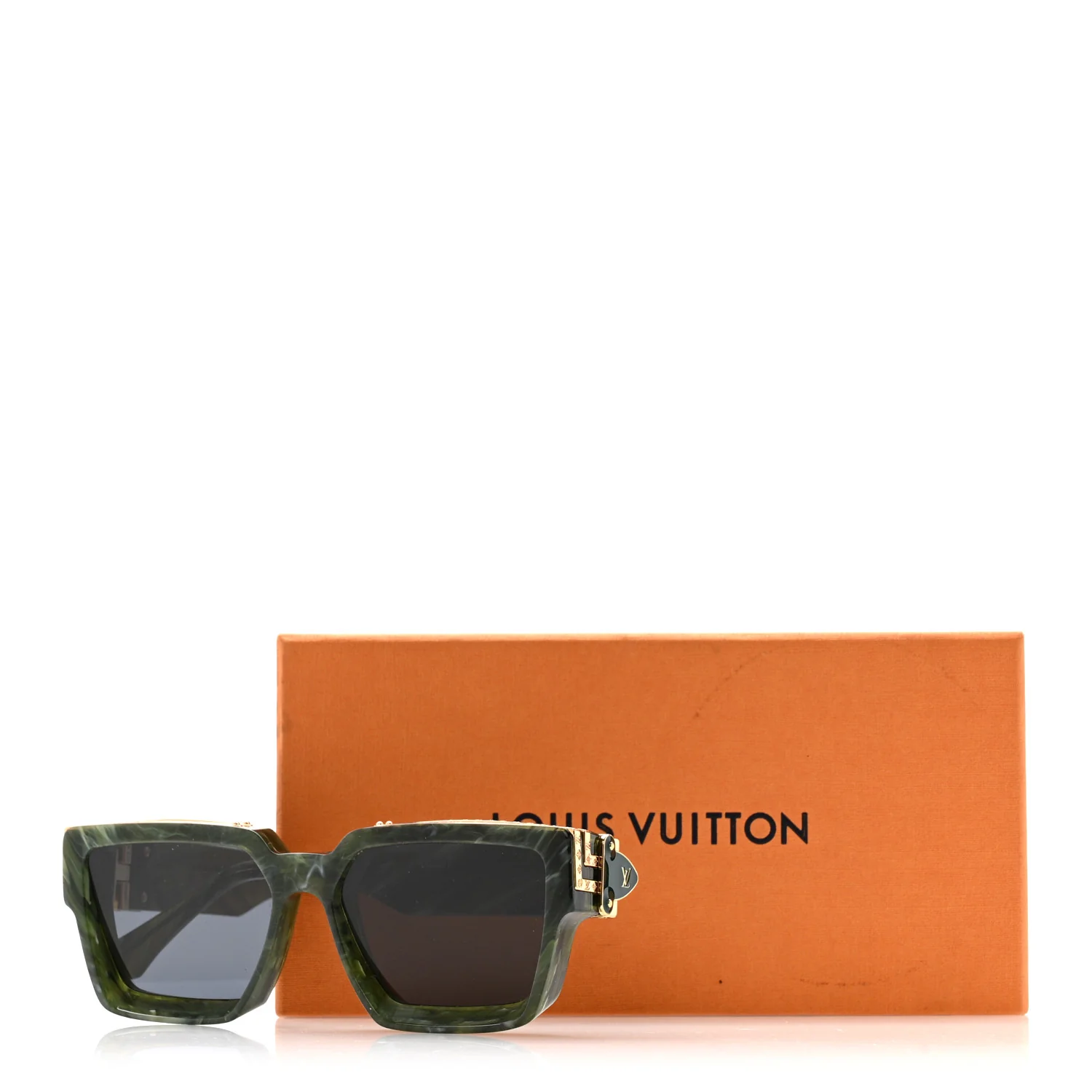 Acetate 1.1 Millionaires Z1167E Sunglasses Green Marble - Image 8