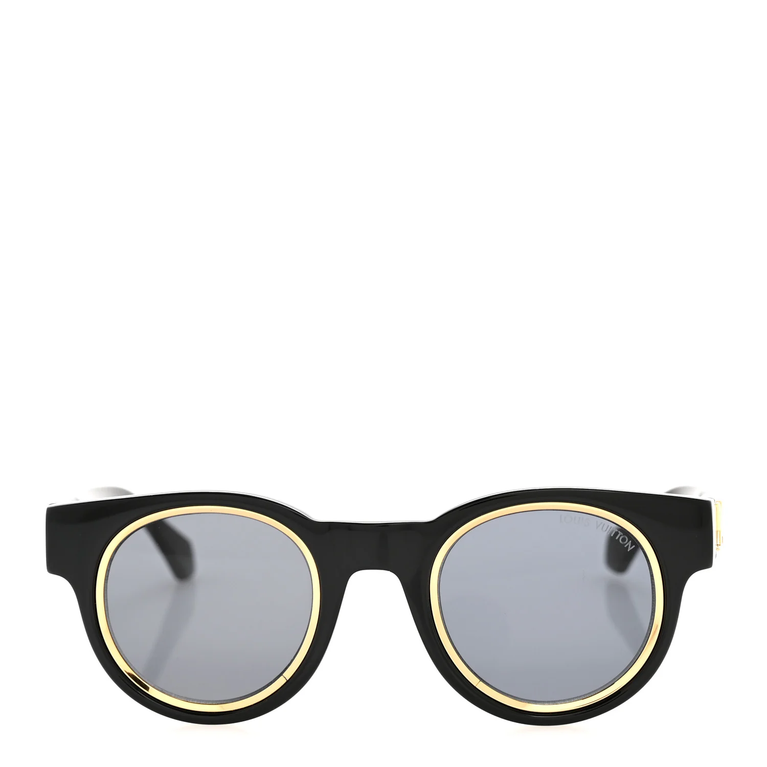 Acetate LV Legacy Round Sunglasses Z2506U Black - Image 2