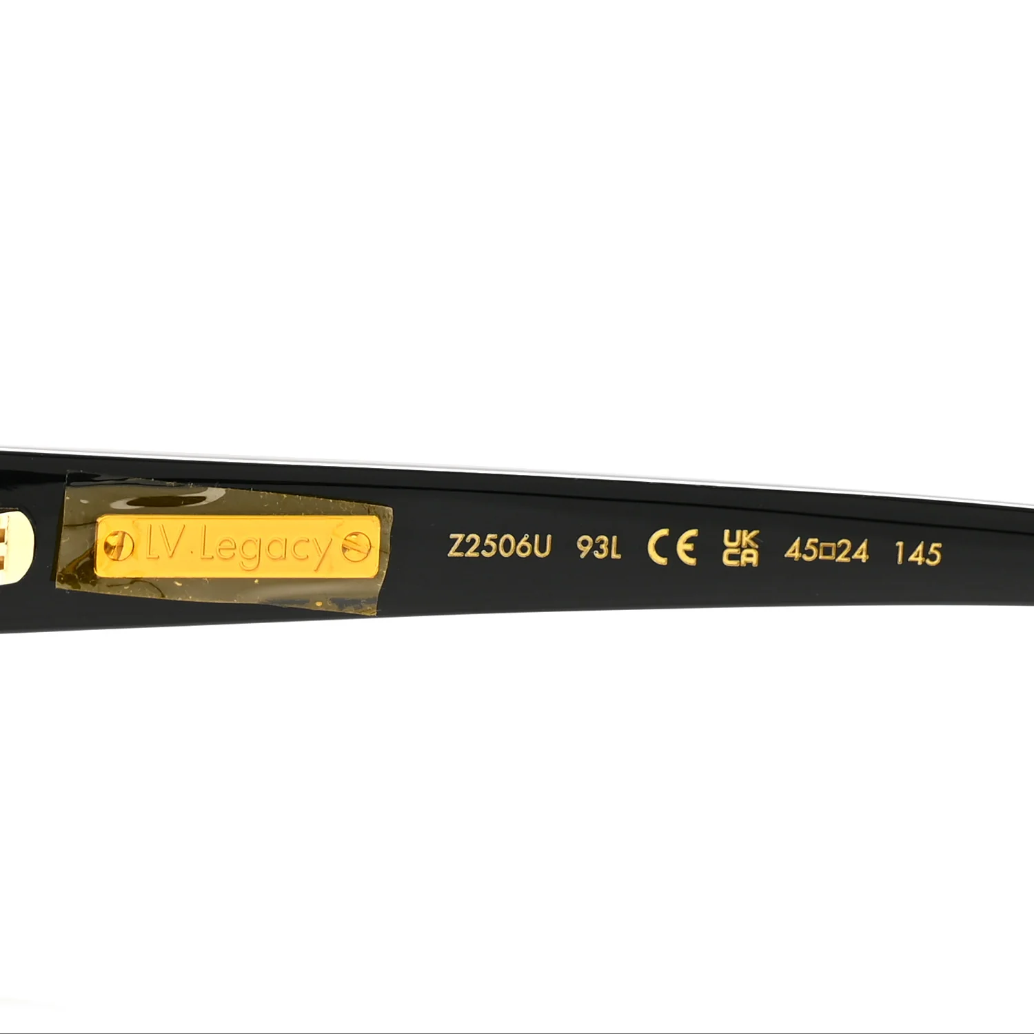 Acetate LV Legacy Round Sunglasses Z2506U Black - Image 6