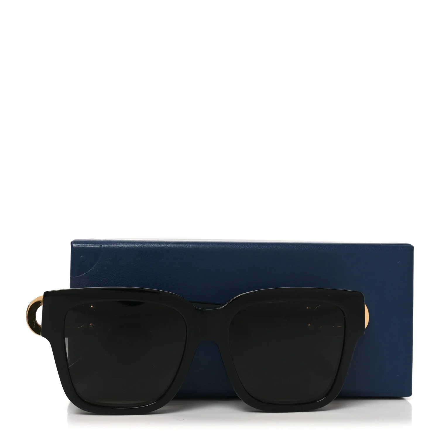 Acetate LV Link PM Square Sunglasses Z1566W Black - Image 7
