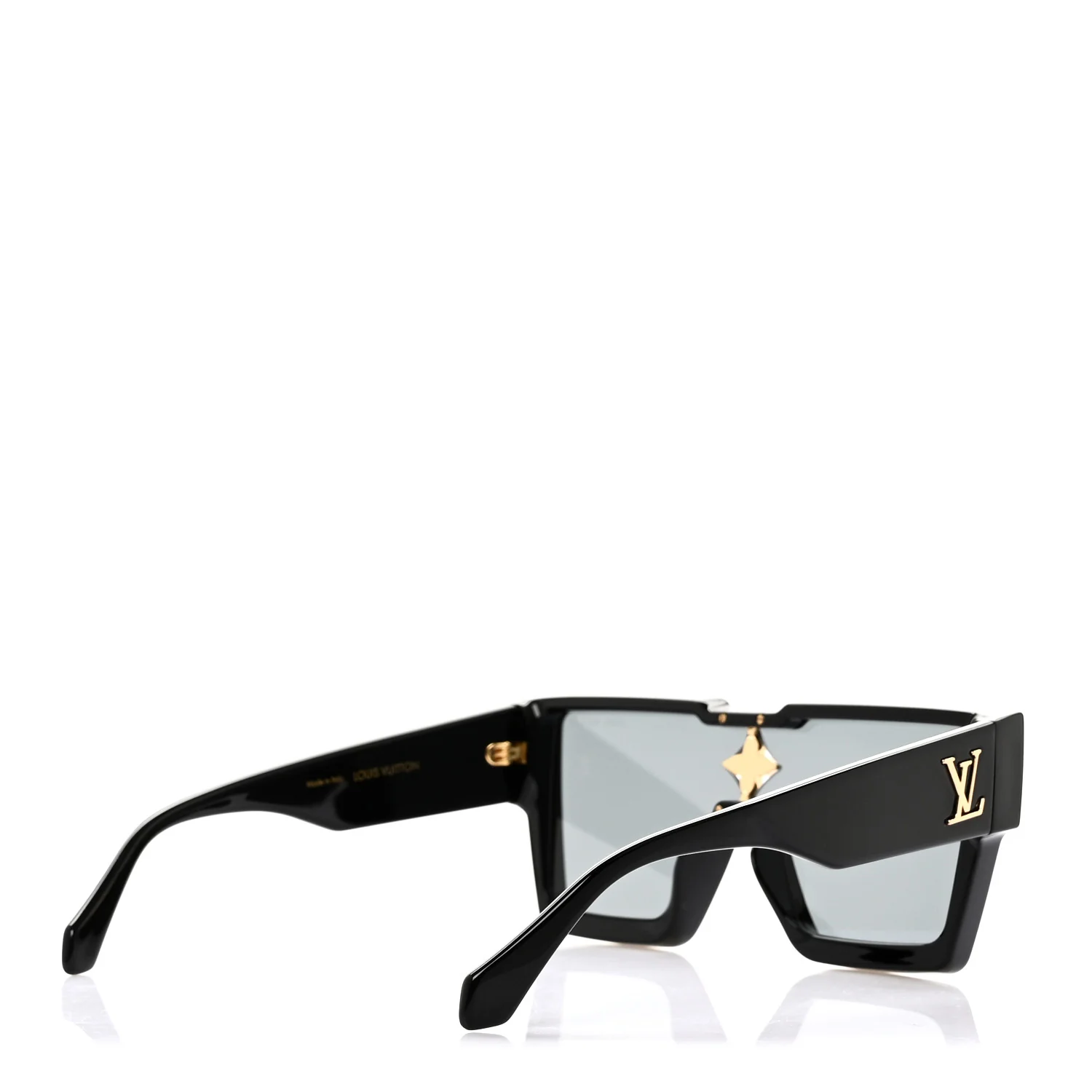 Acetate Swarovski Crystal Cyclone Sunglasses Z1578W Black - Image 4