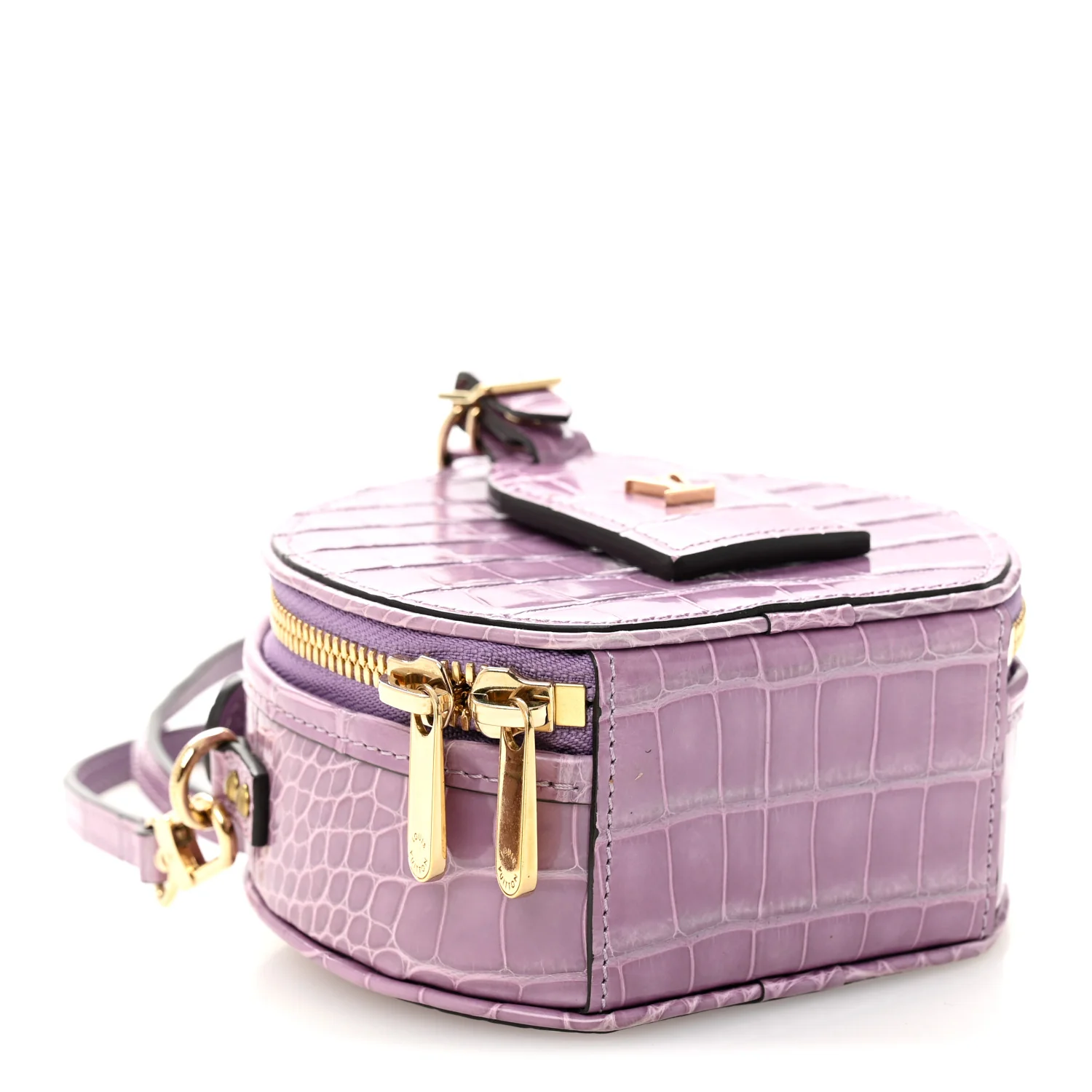 Alligator Mini Boite Chapeau Purple - Image 4