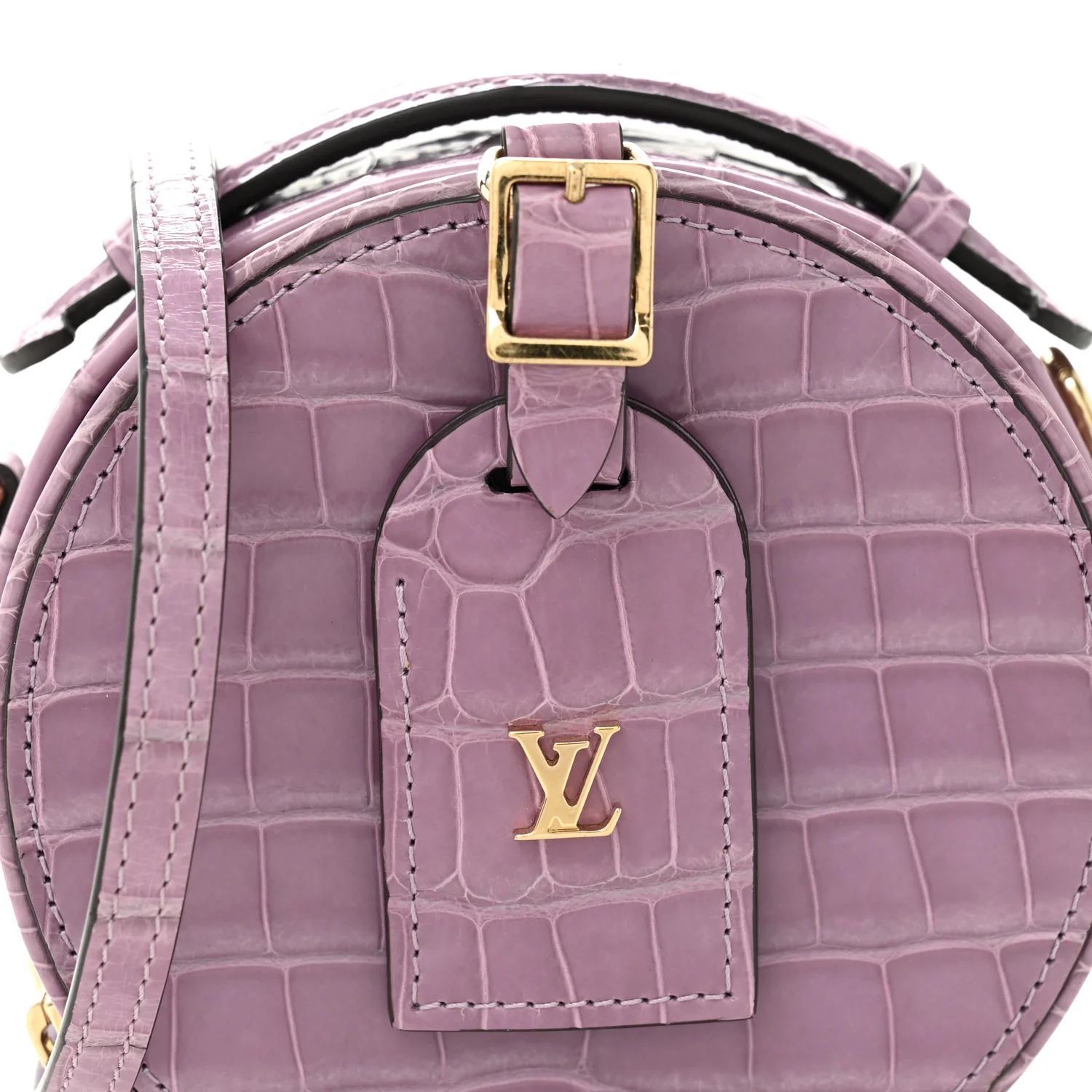 Alligator Mini Boite Chapeau Purple - Image 7
