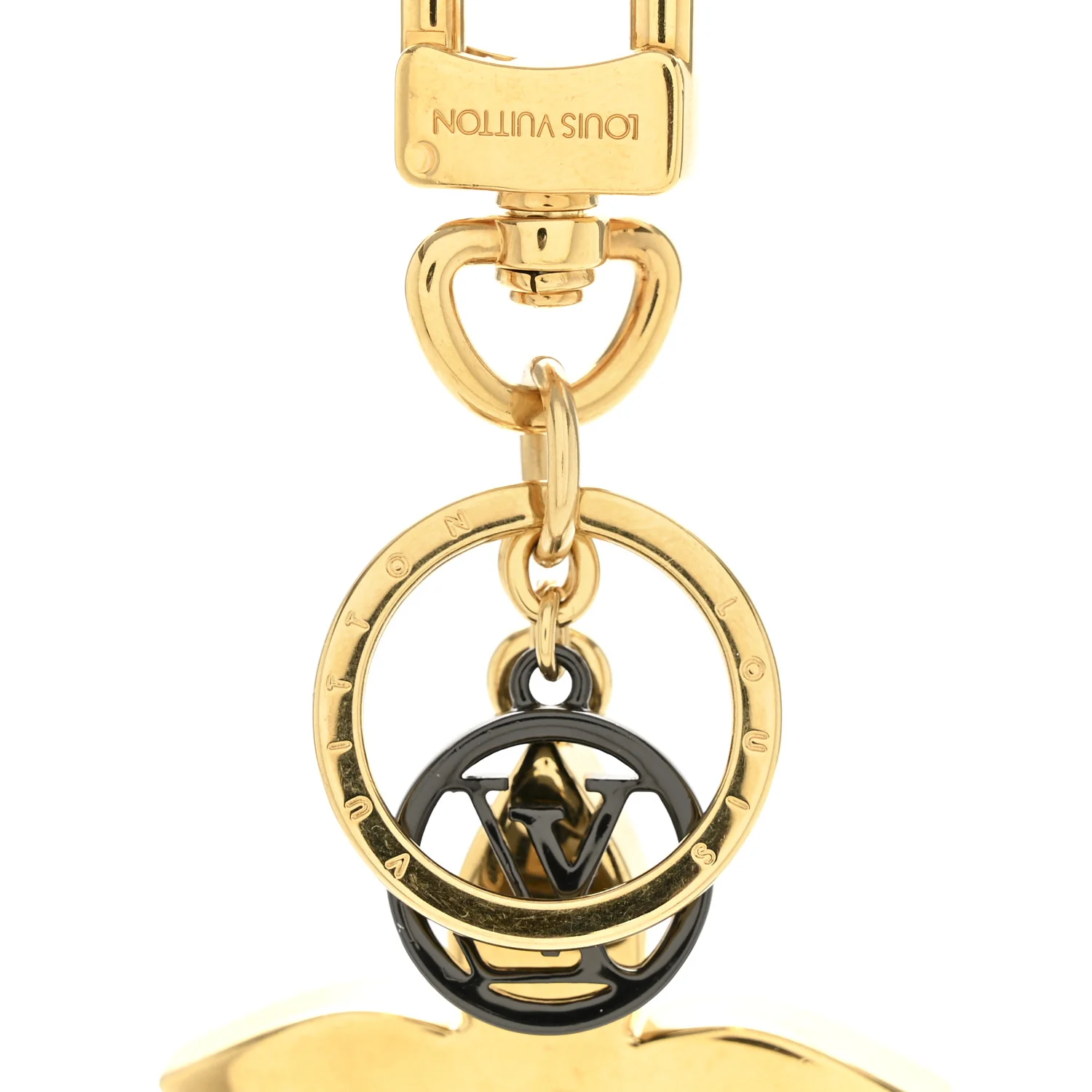 Blossom Dream Bag Charm Key Holder Gold - Image 3