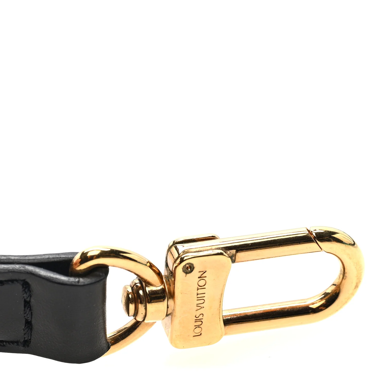 Calfskin 16mm Adjustable Shoulder Strap Black - Image 3