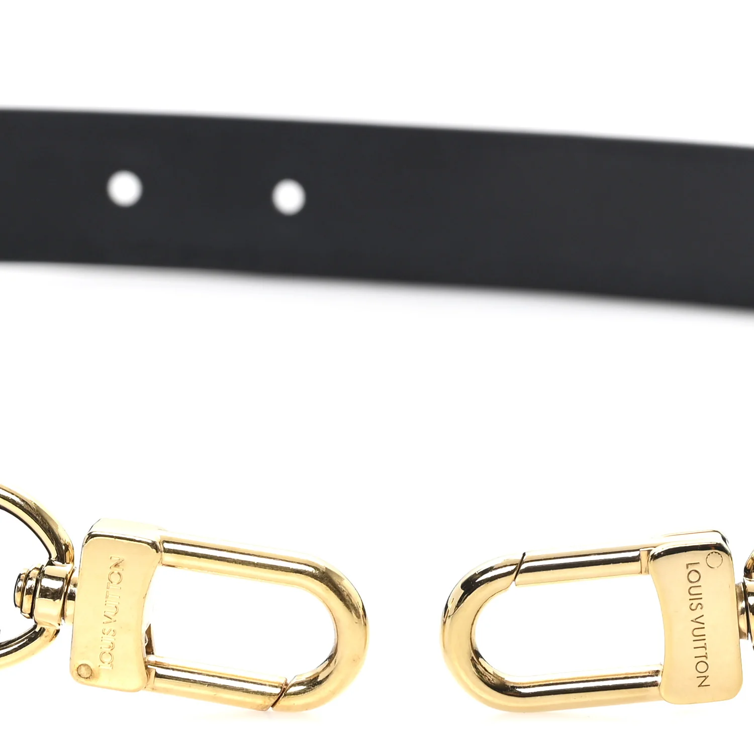 Calfskin Adjustable Odeon Shoulder Strap Black - Image 3