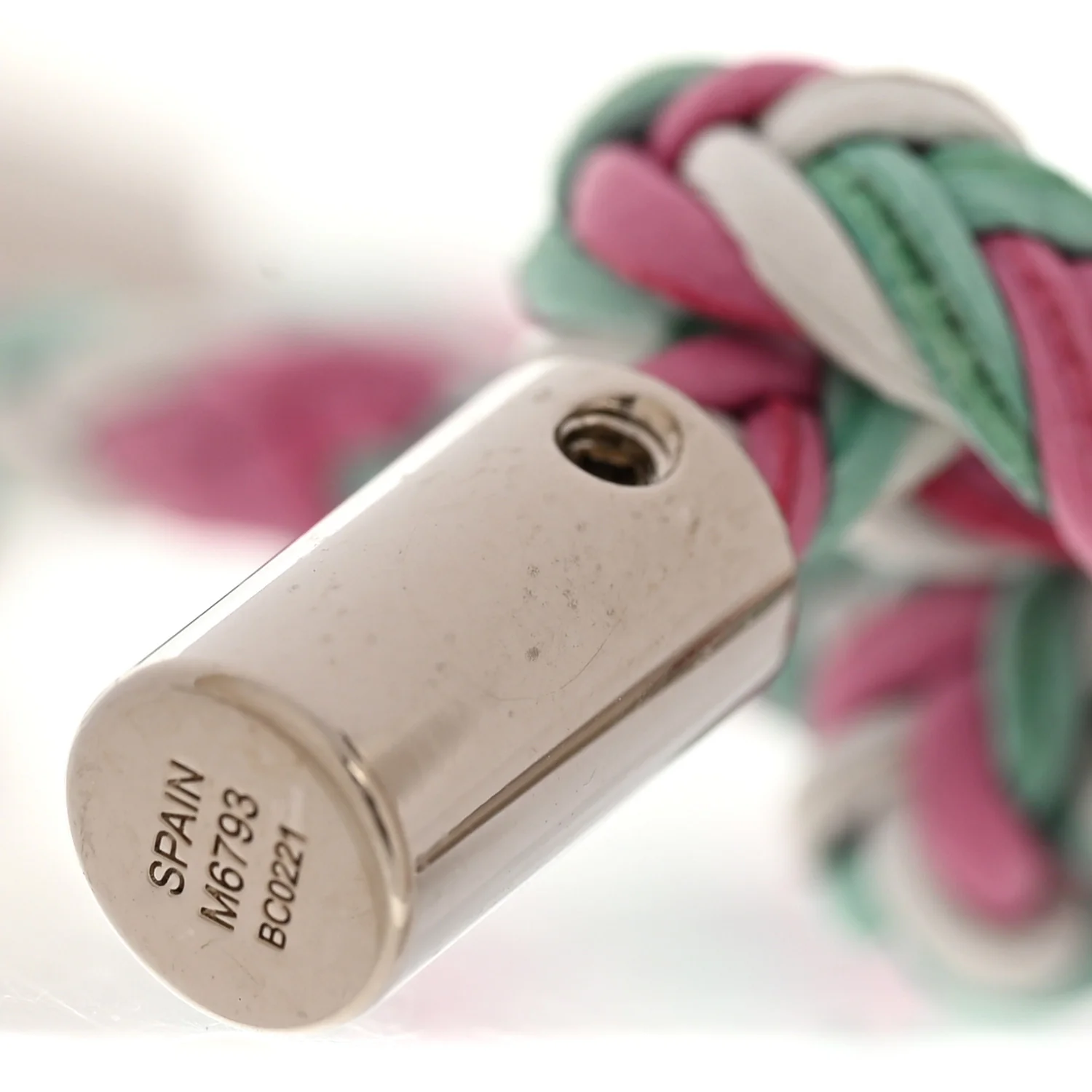 Calfskin Braided Bracelet Multicolor - Image 5