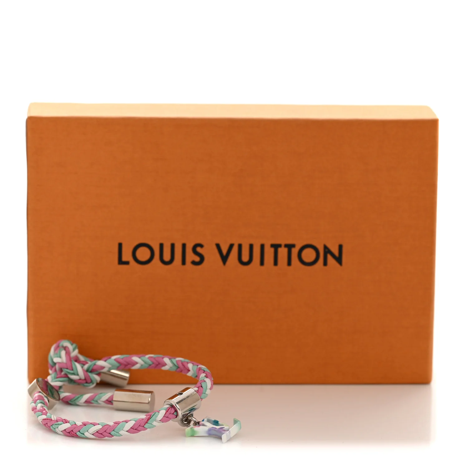 Calfskin Braided Bracelet Multicolor - Image 6
