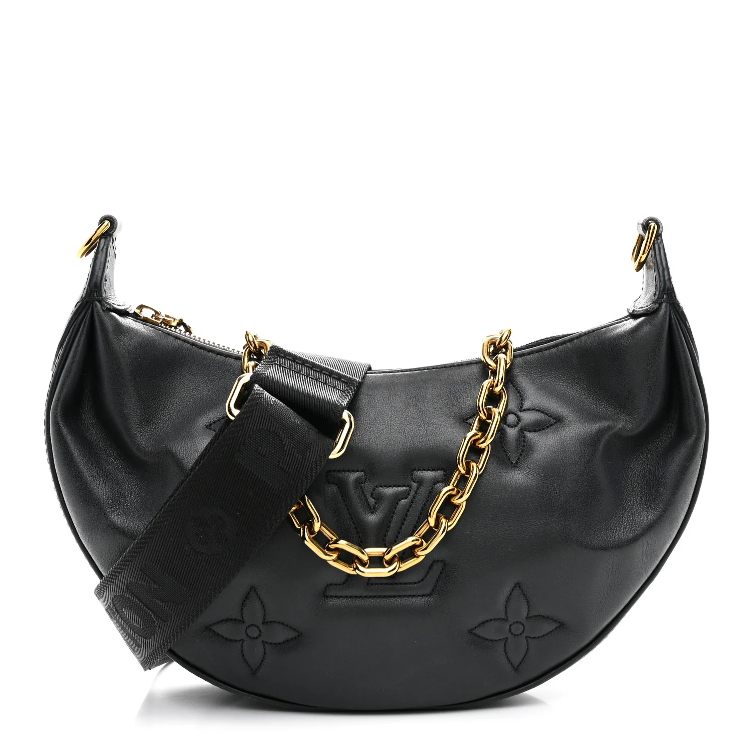 Calfskin Bubblegram Over The Moon Black
