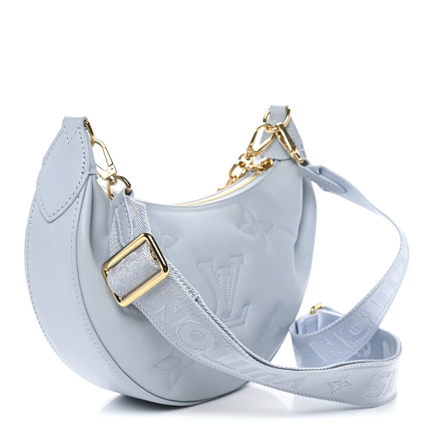 Calfskin Bubblegram Over The Moon Ice Blue - Image 3