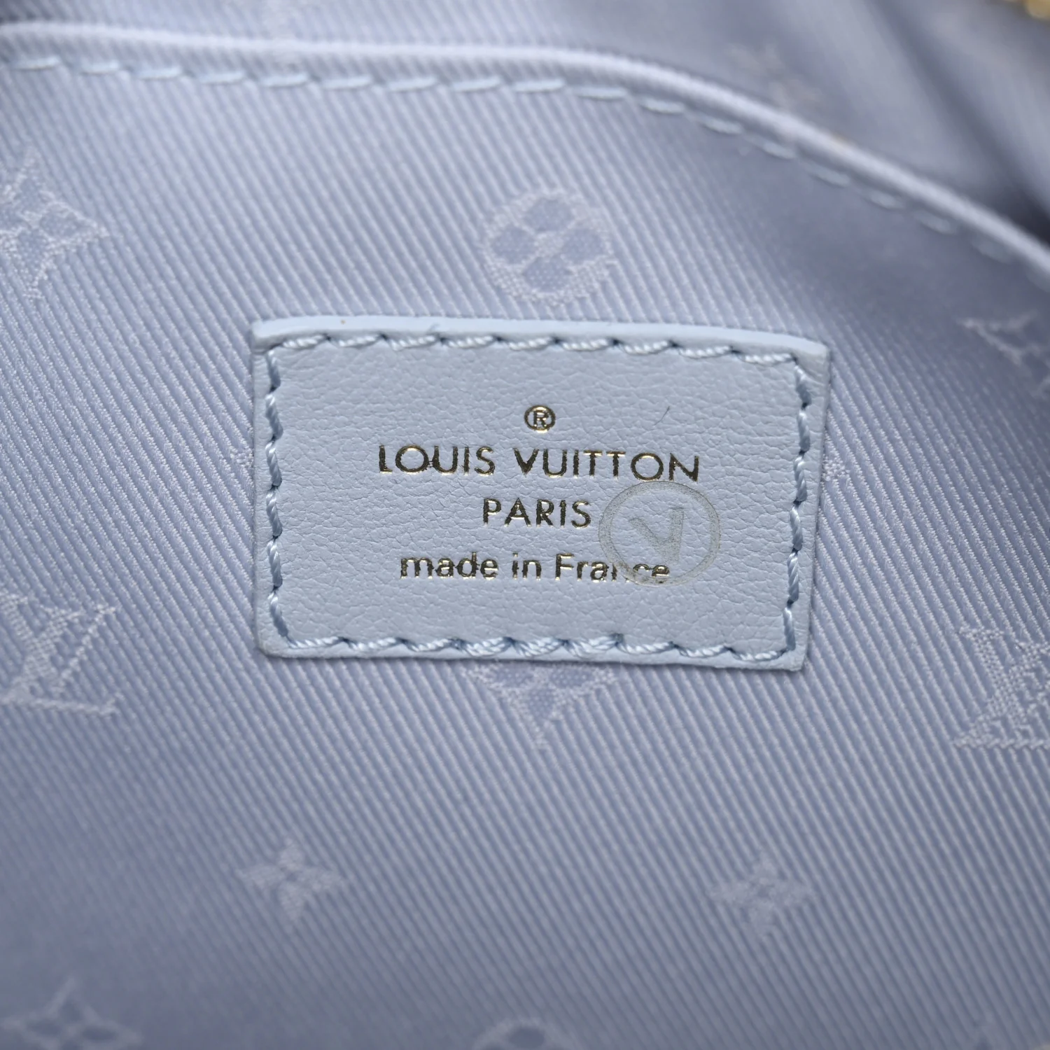 Calfskin Bubblegram Over The Moon Ice Blue - Image 6