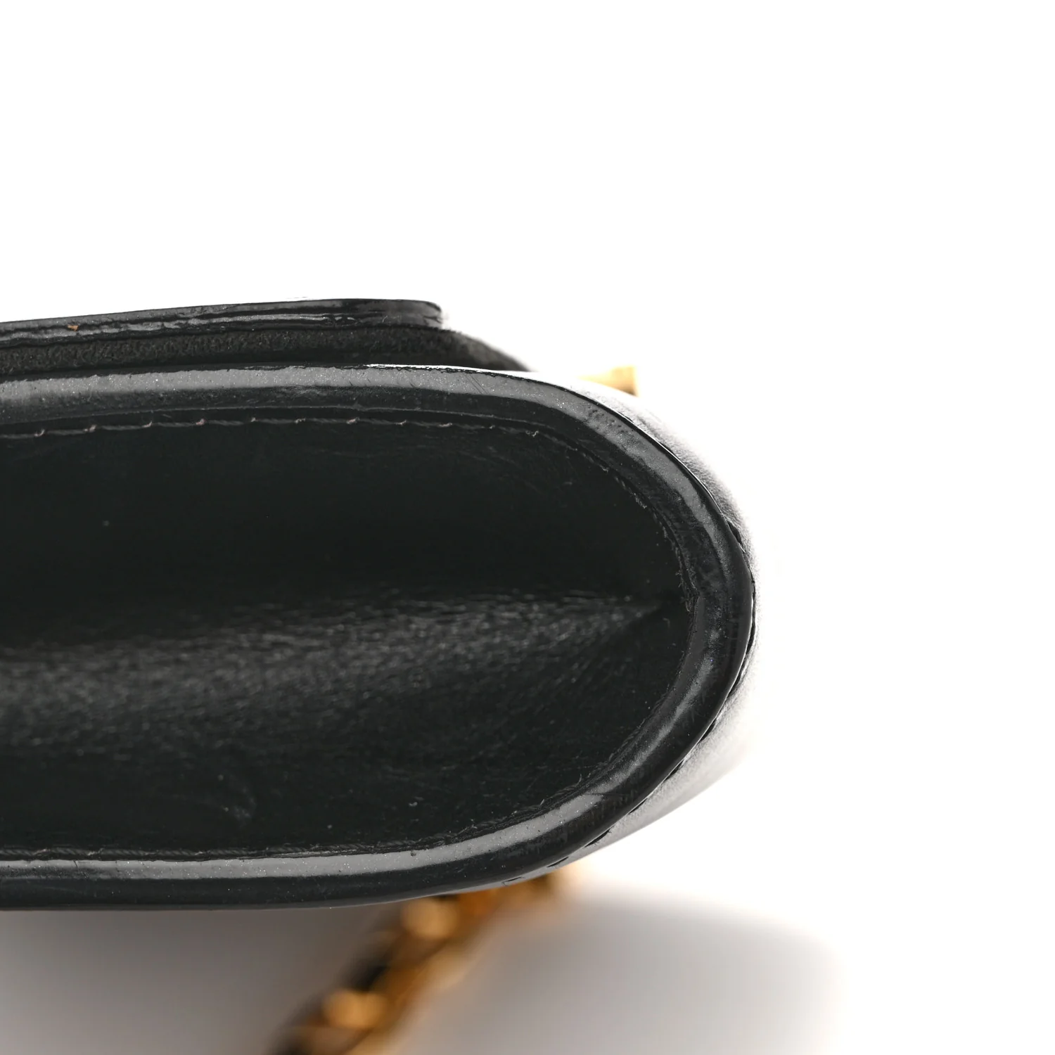Calfskin Chain Louise MM Black - Image 13