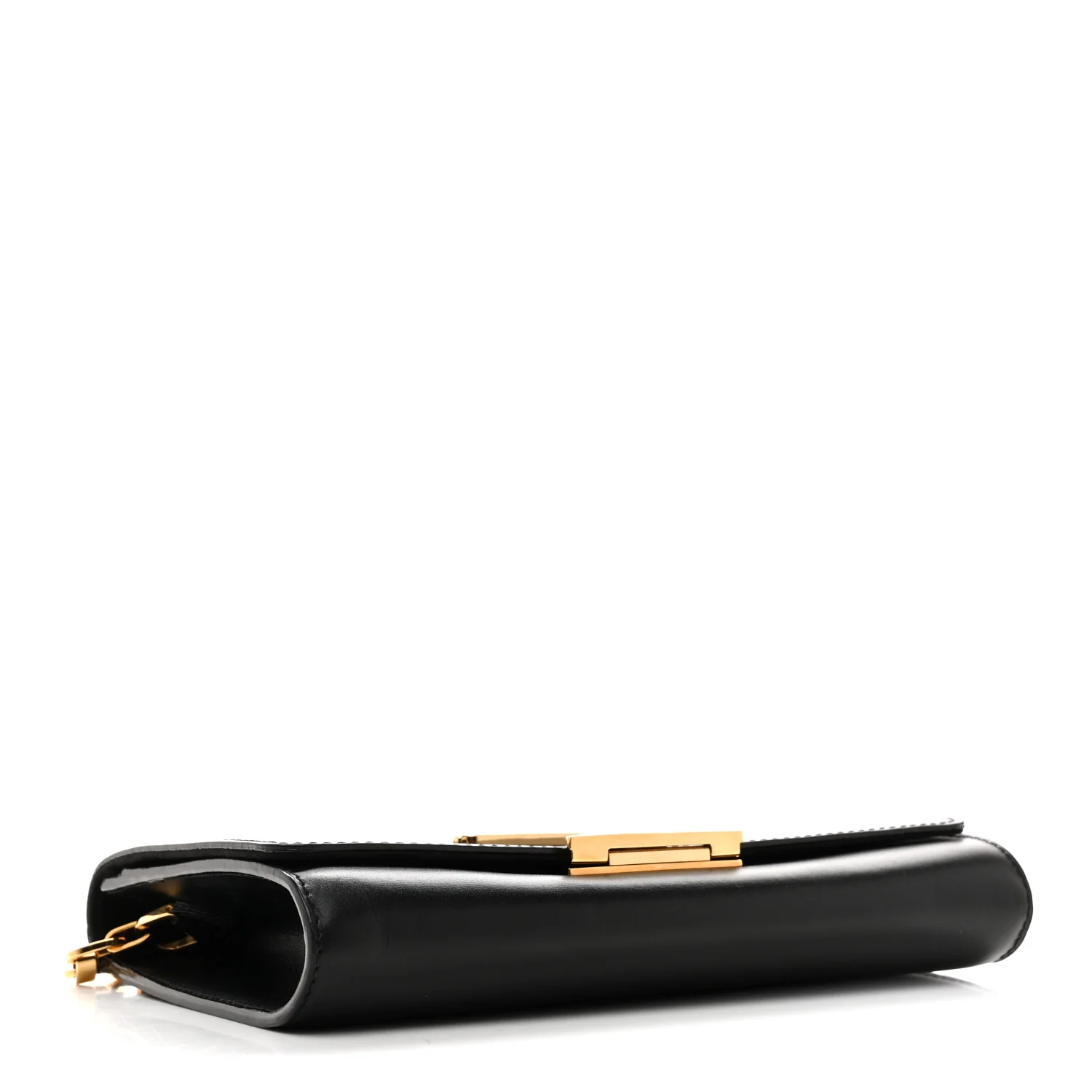 Calfskin Chain Louise MM Black - Image 4