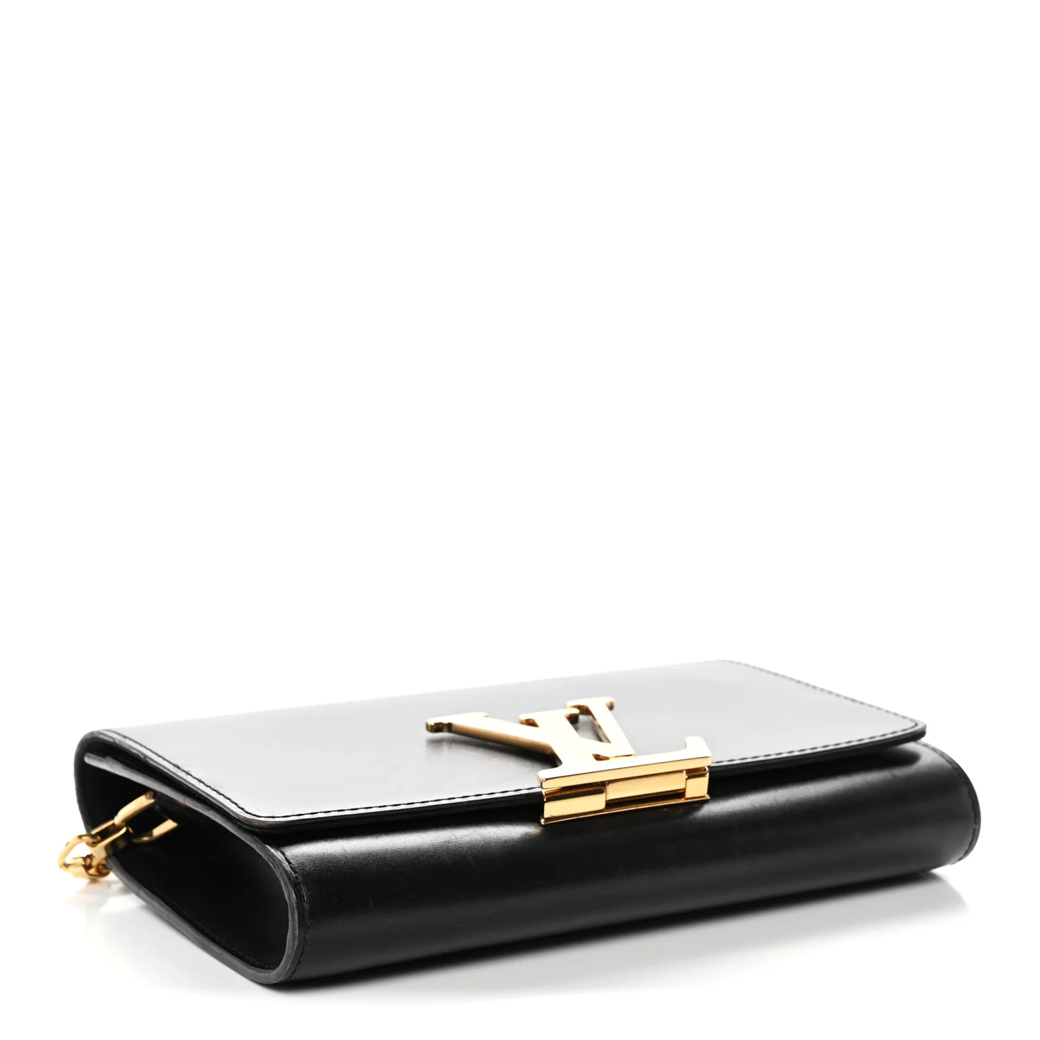 Calfskin Chain Louise MM Black - Image 4