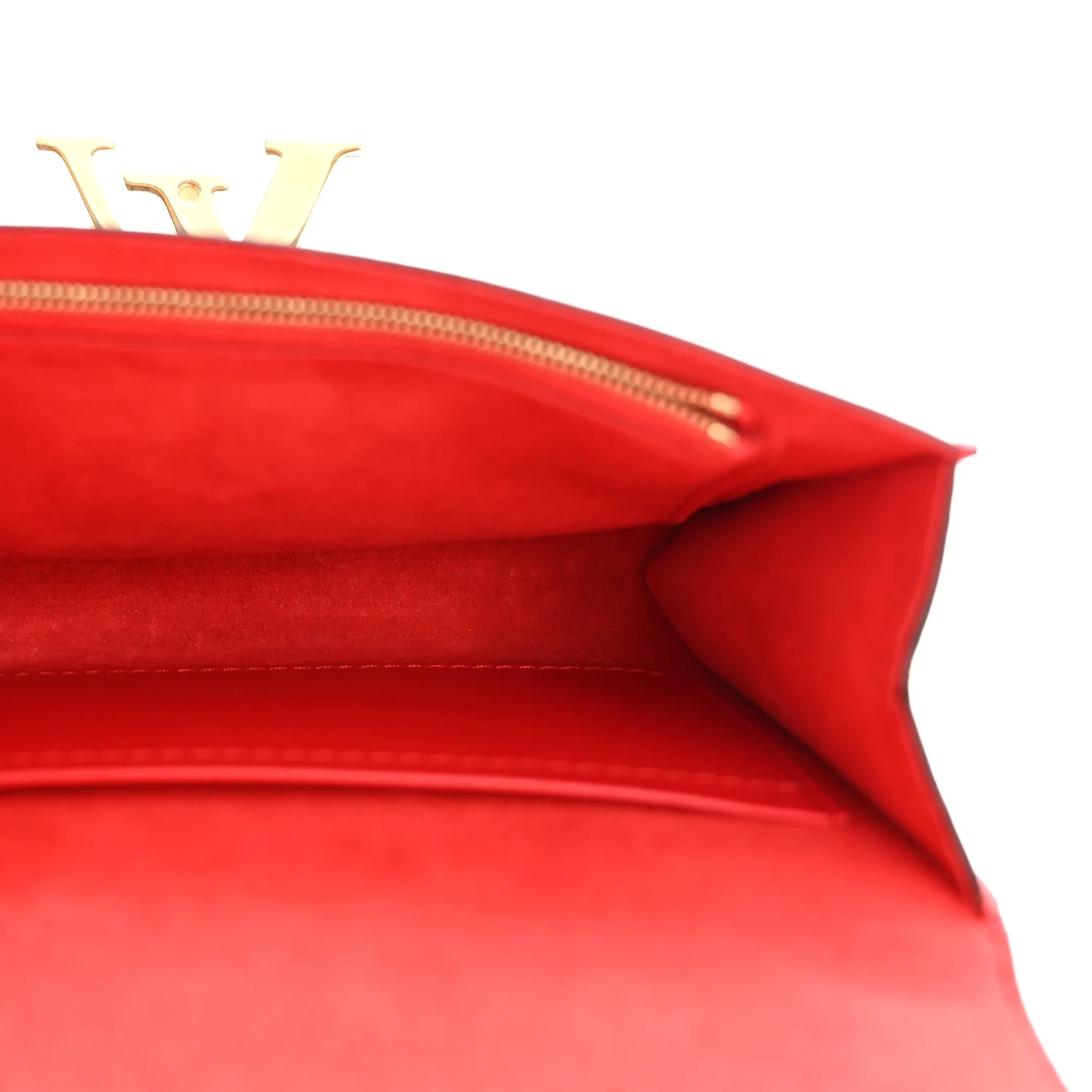 Calfskin Chain Louise MM Red - Image 4