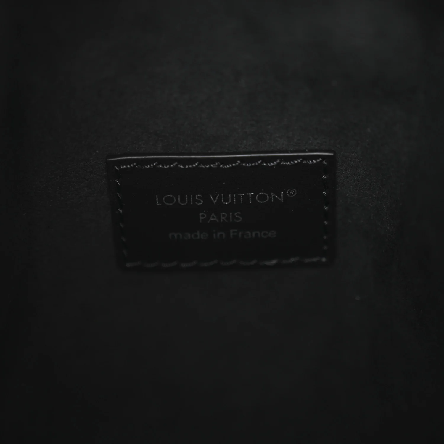 Calfskin Debossed Monogram Side Trunk Black - Image 6