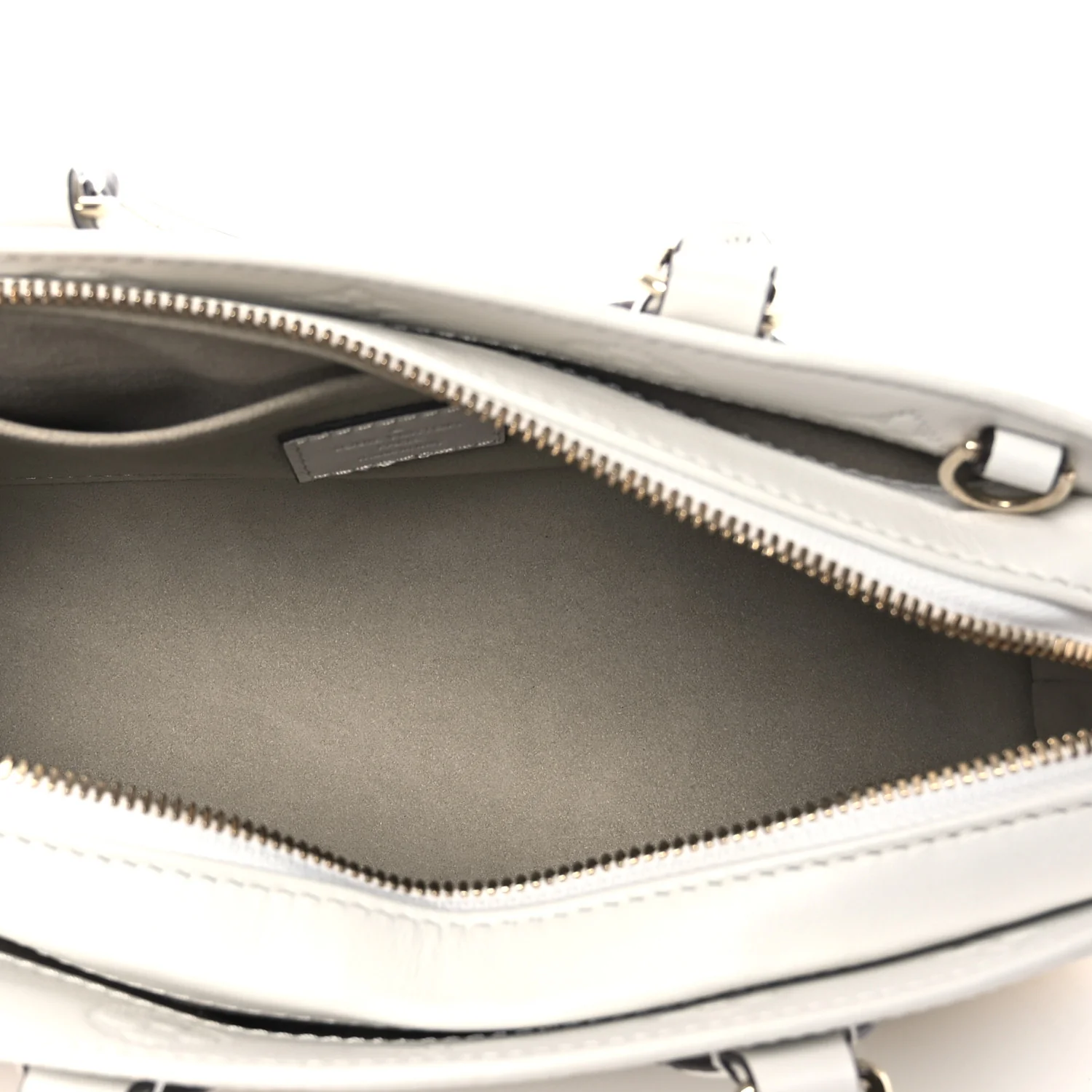 Calfskin Embossed Monogram OnTheGo East West White - Image 5