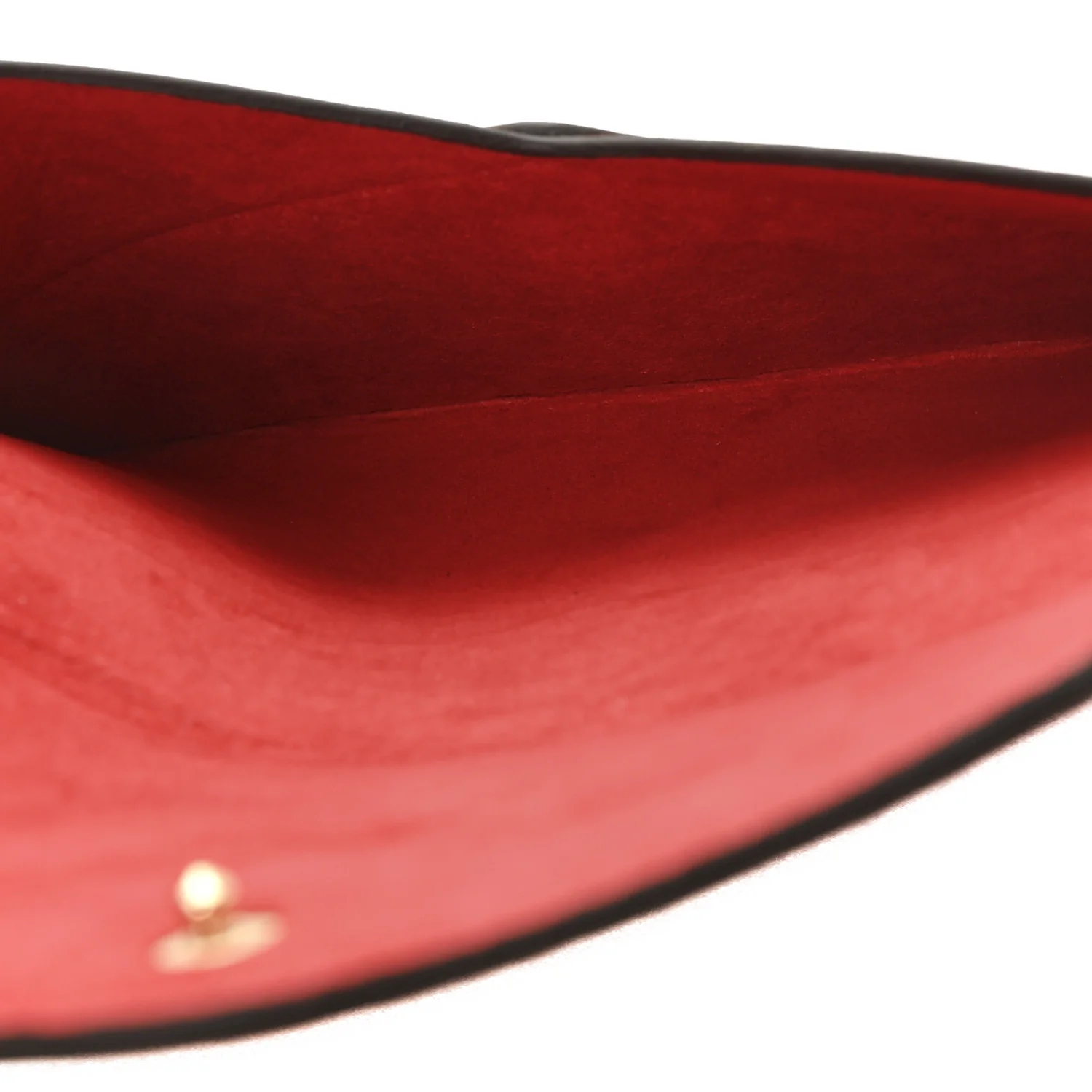 Calfskin Envelope Pouch Red - Image 5
