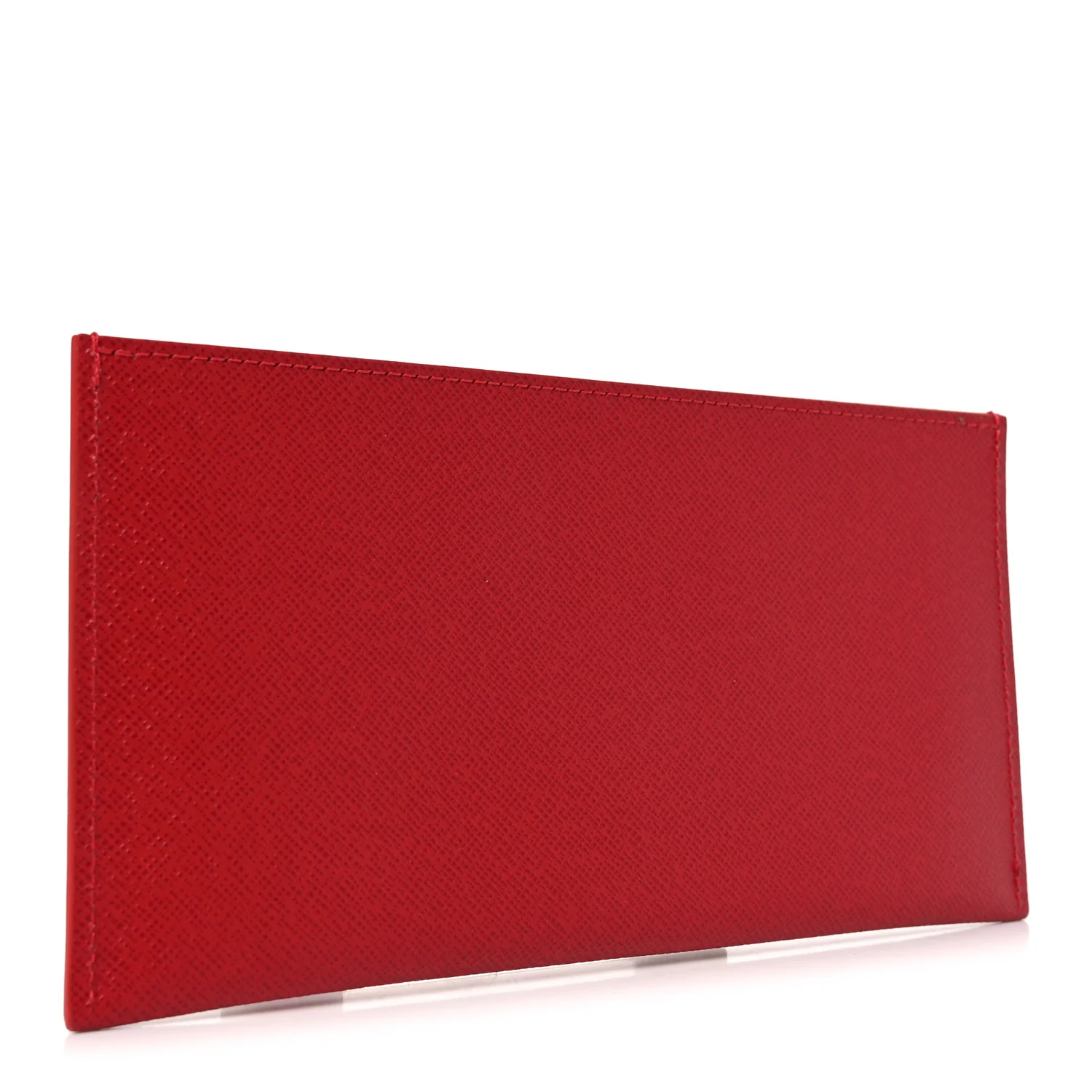 Calfskin Felicie Card Holder Insert Cherry - Image 3