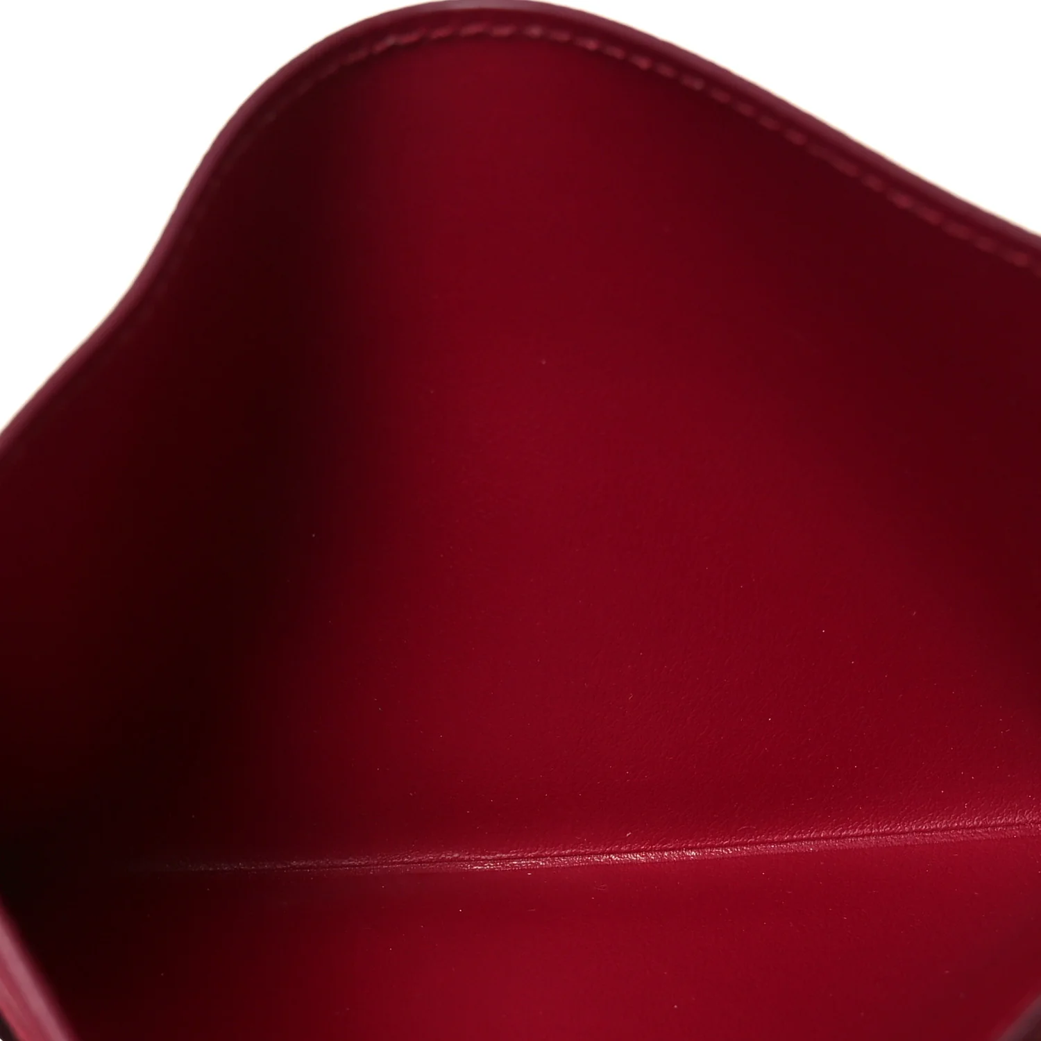 Calfskin Felicie Card Holder Insert Fuchsia - Image 5