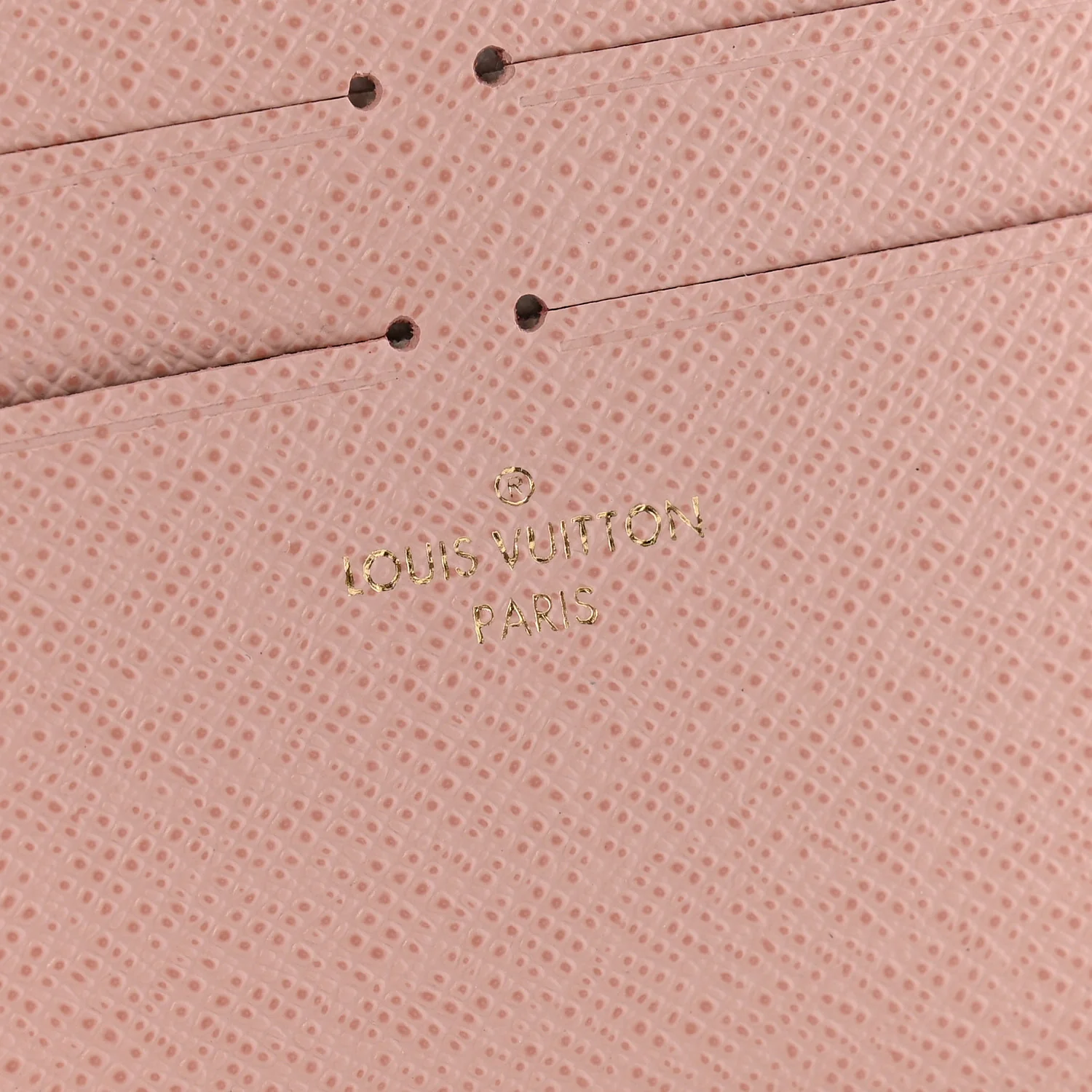 Calfskin Felicie Card Holder Insert Rose Ballerine - Image 6