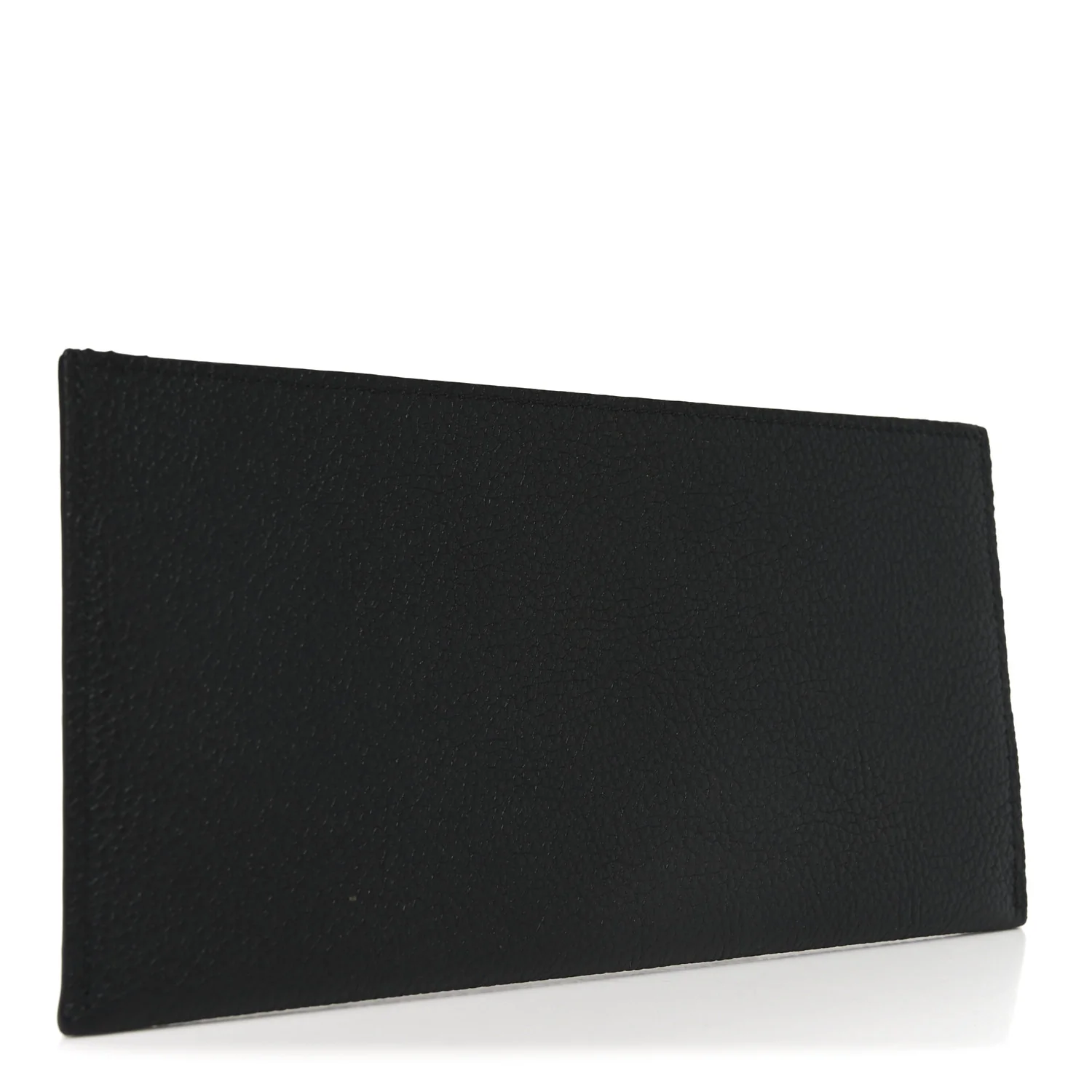 Calfskin Felicie Chain Wallet Card Holder Insert Black - Image 3