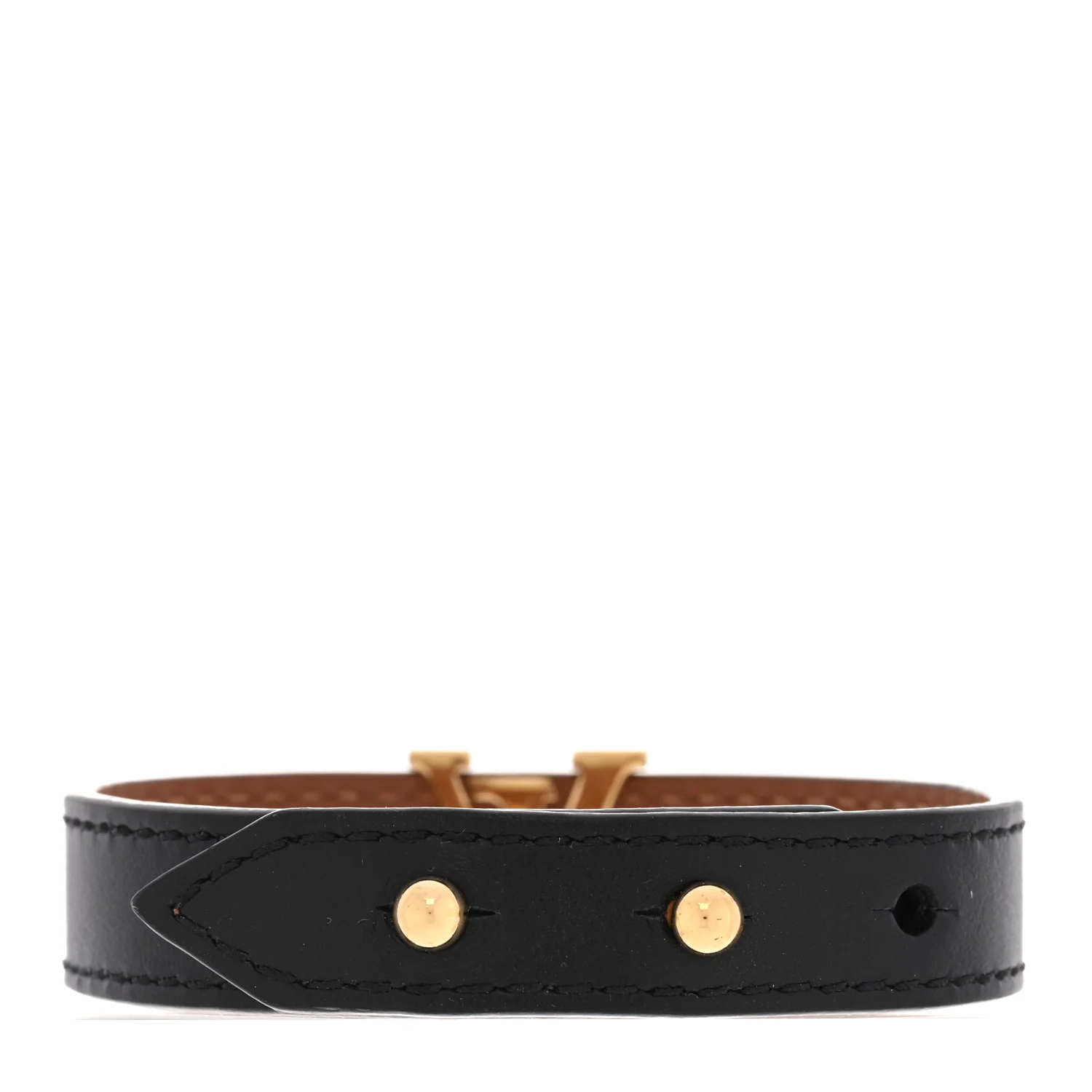 Calfskin Iconic Bracelet 17 Black - Image 3