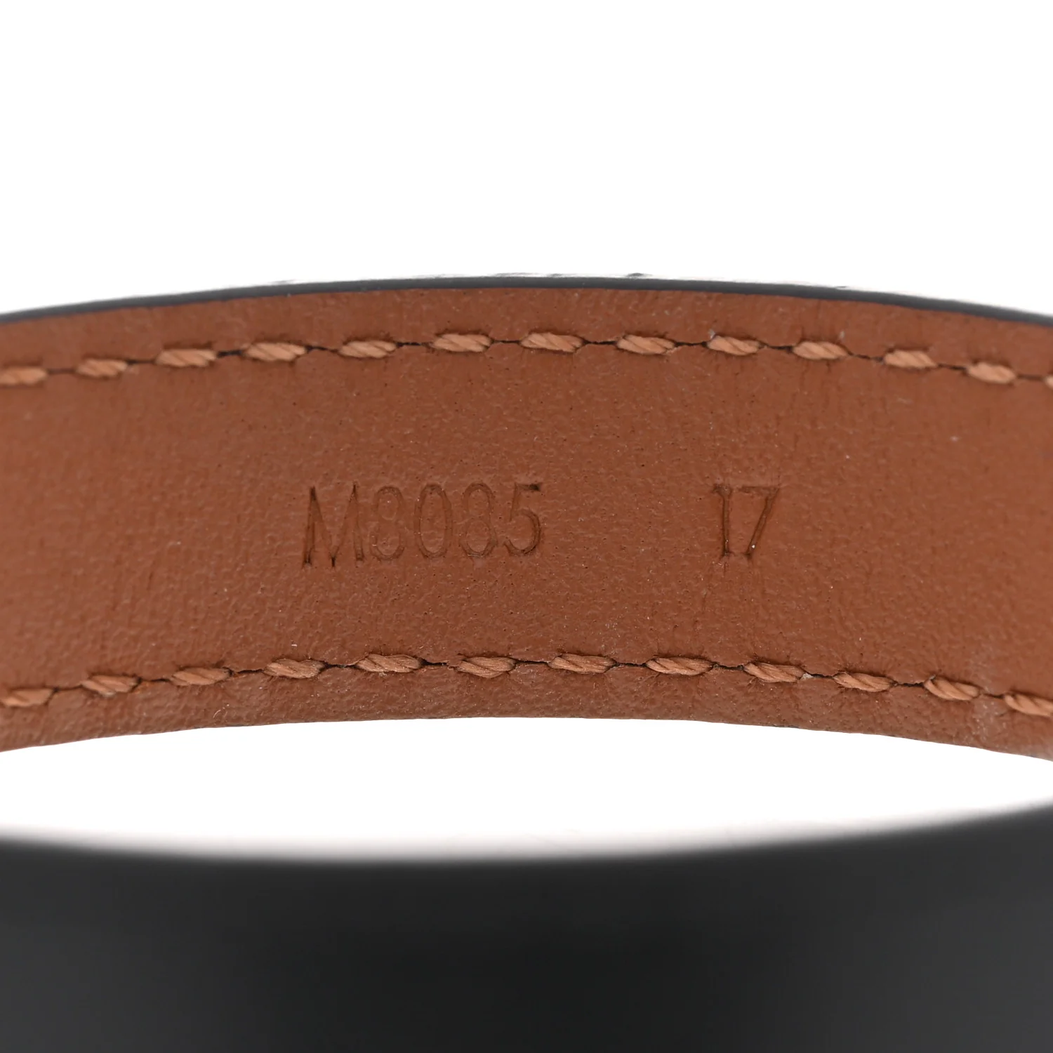 Calfskin Iconic Bracelet 17 Black - Image 5