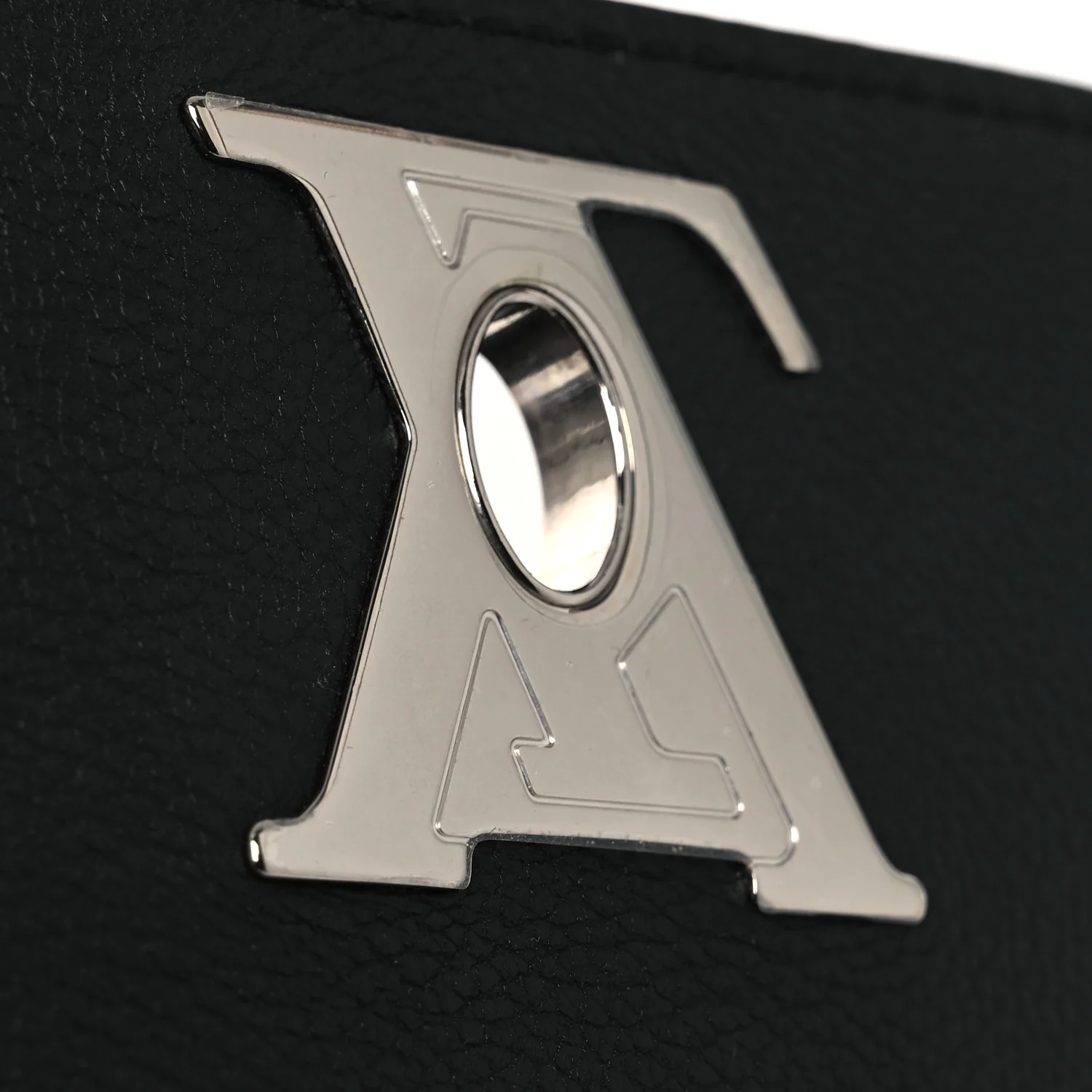 Calfskin Lockme Backpack Black - Image 9