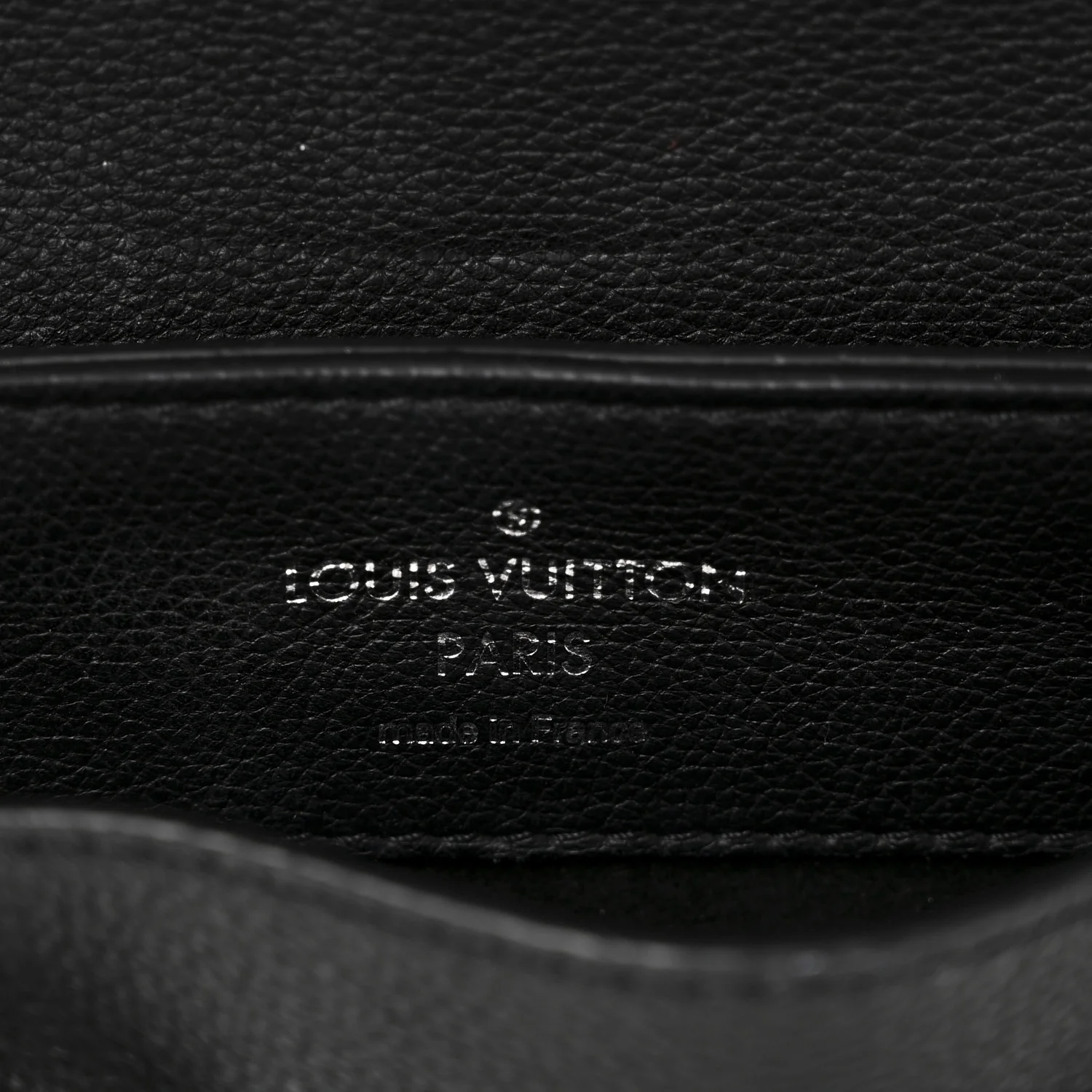 Calfskin Lockme Backpack Black - Image 6