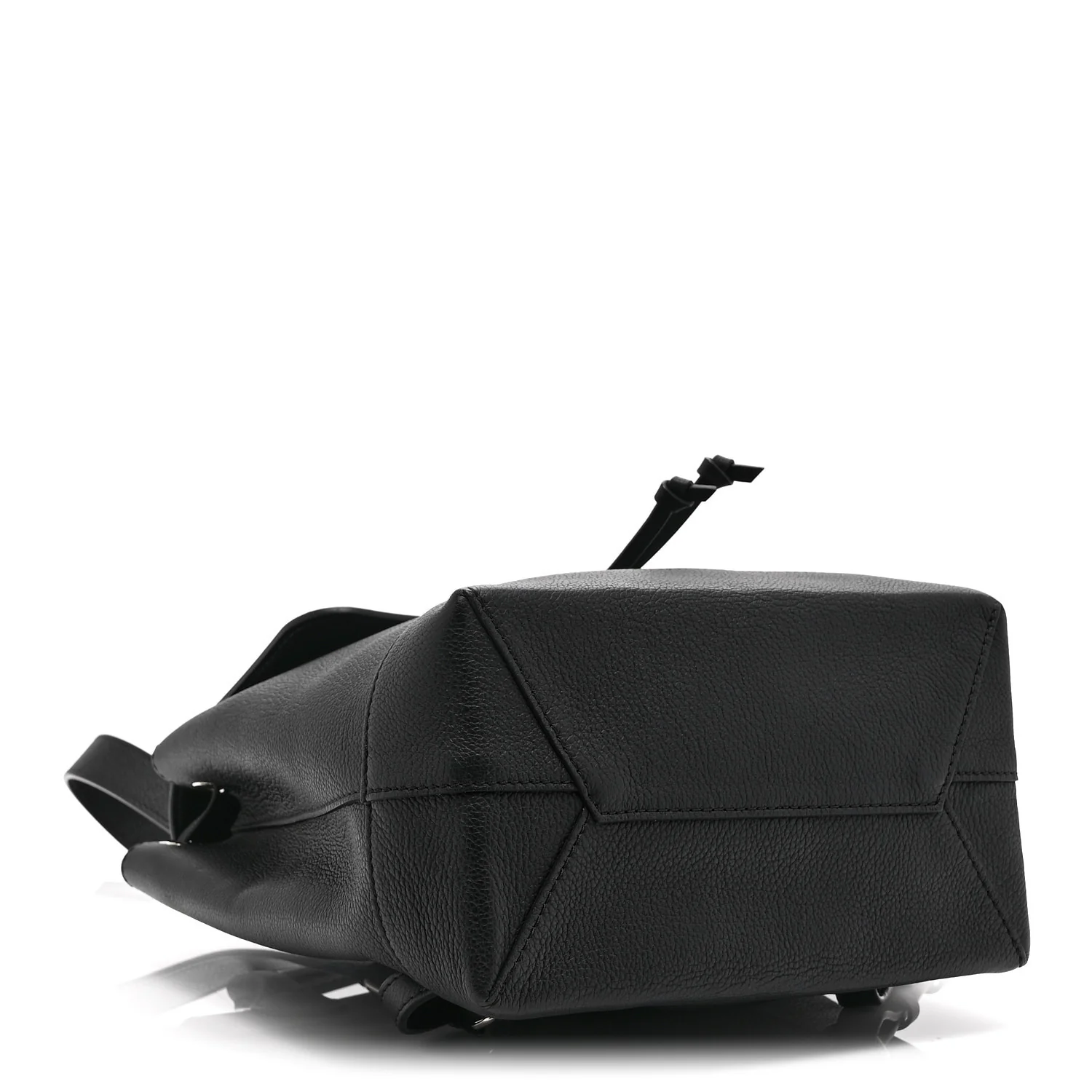 Calfskin Lockme Backpack Black - Image 4