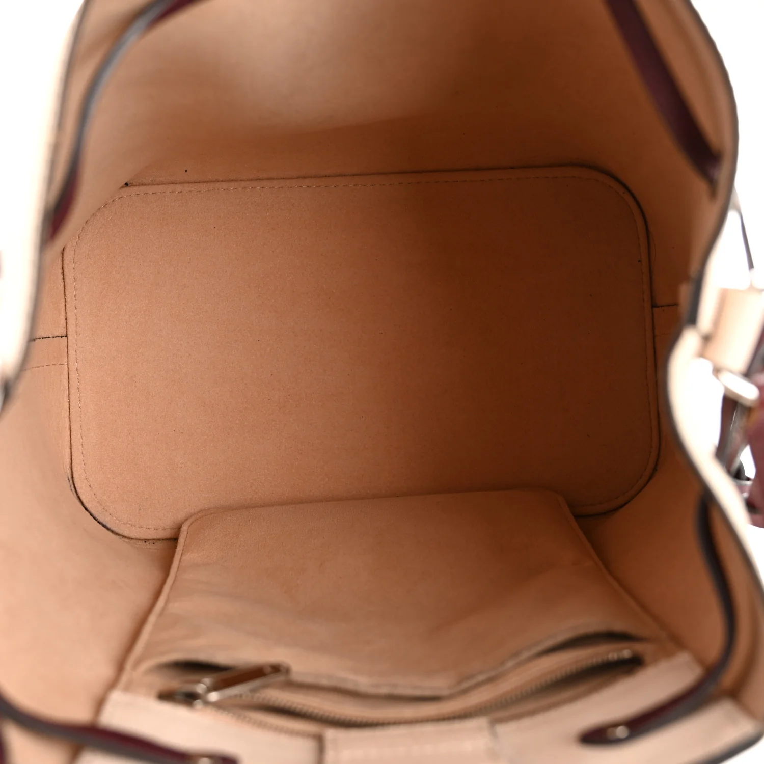 Calfskin Lockme Bucket Soie Quartz Calla - Image 5
