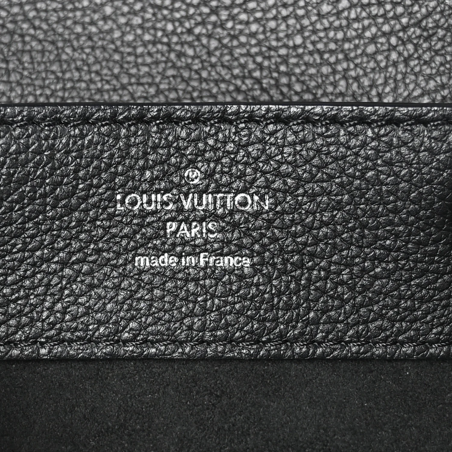 Calfskin Lockme Mini Backpack Black - Image 5