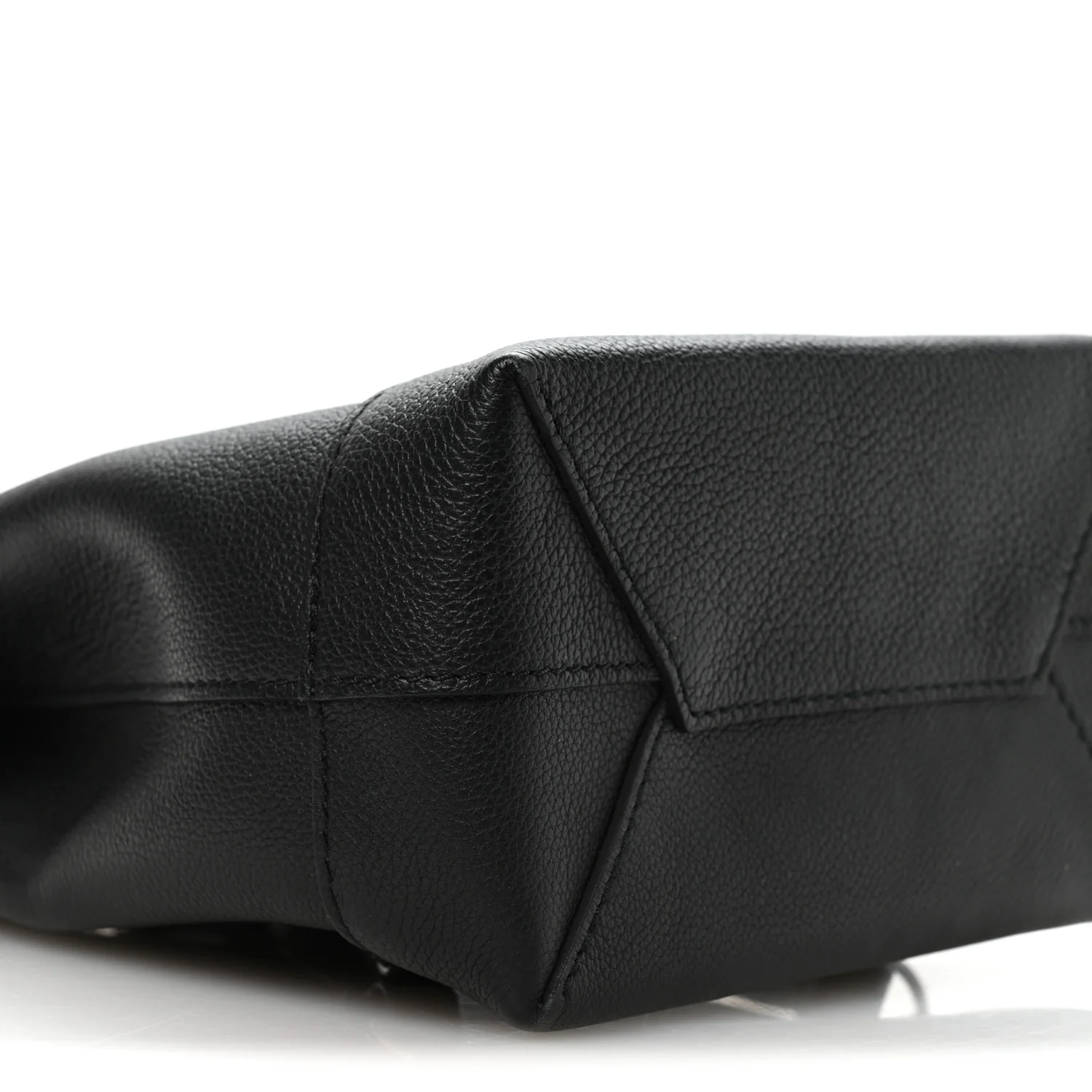 Calfskin Lockme Mini Backpack Black - Image 8