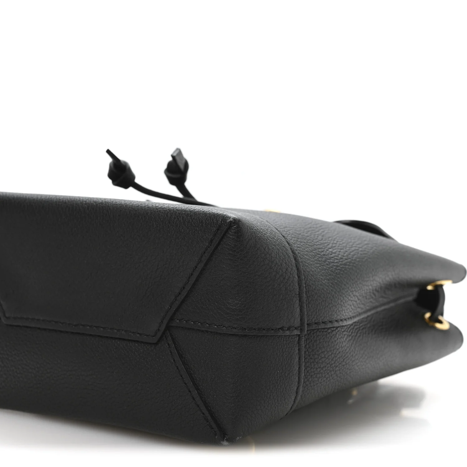 Calfskin Lockme Mini Backpack Black - Image 10