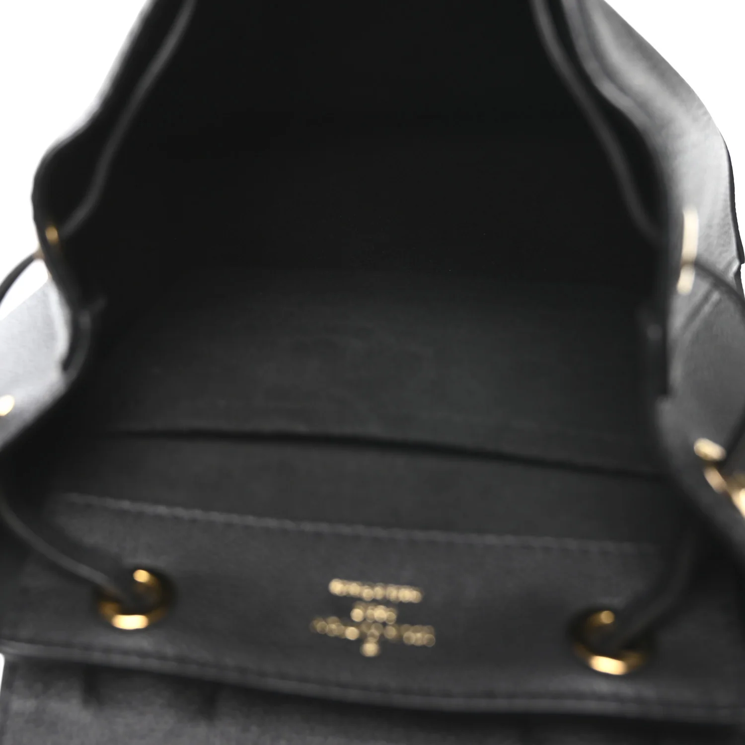 Calfskin Lockme Mini Backpack Black - Image 5