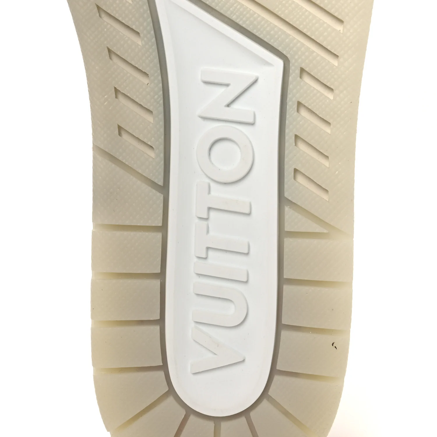 Calfskin Mens LV Trainer Sneakers 10 White - Image 8
