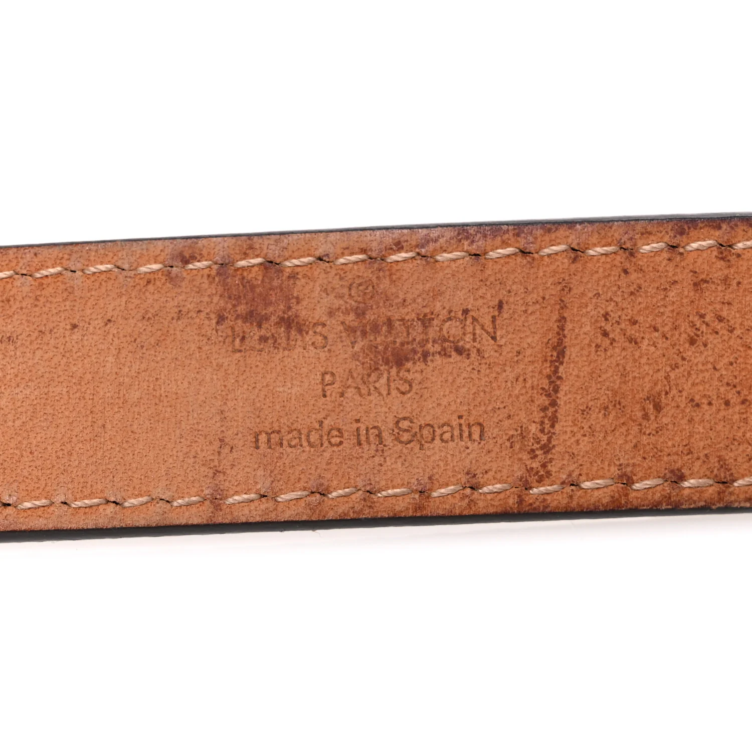 Calfskin Monogram 20mm LV Iconic Reversible Belt 80 32 - Image 5
