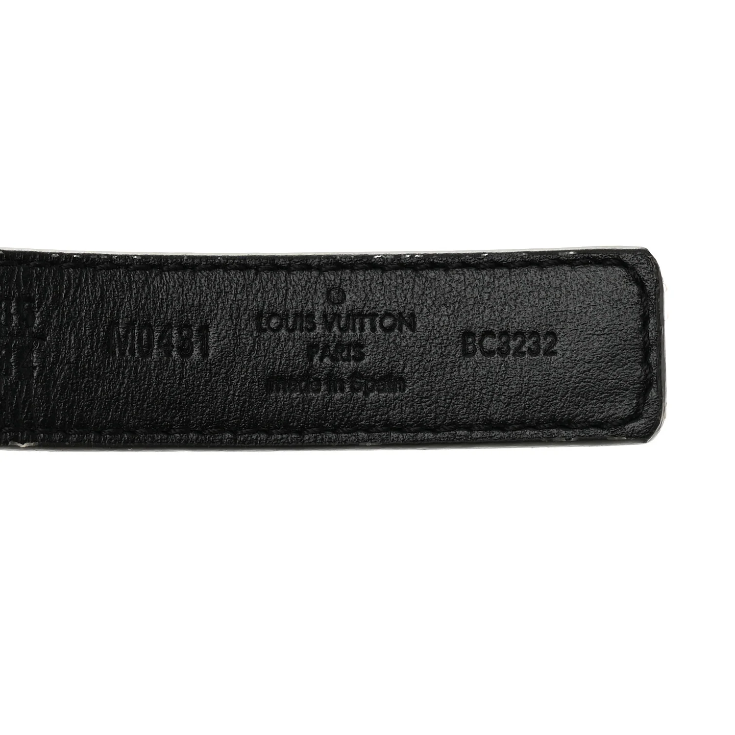 Calfskin Monogram 20mm LV Iconic Reversible Belt 85 34 Black - Image 3