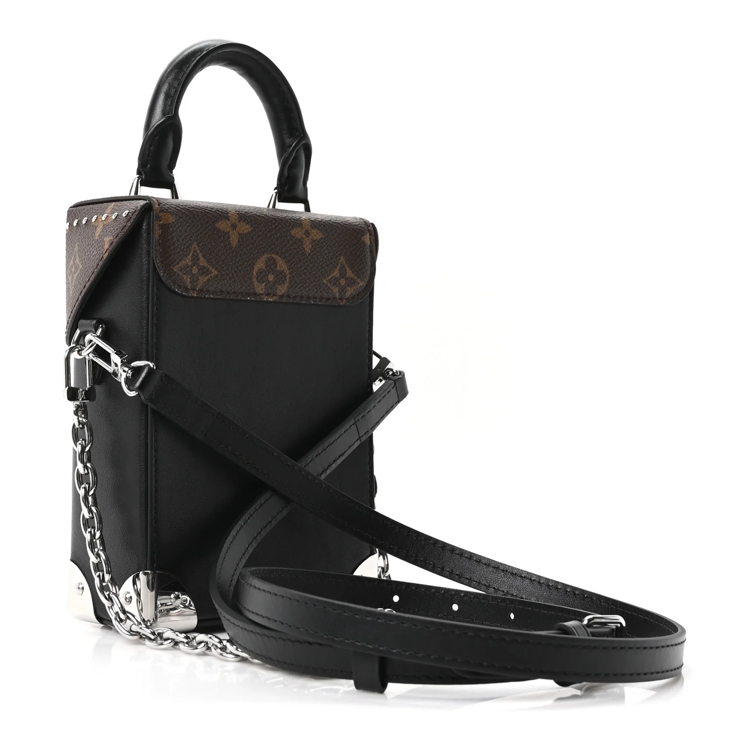 Calfskin Monogram Camera Box Vibe Black - Image 3