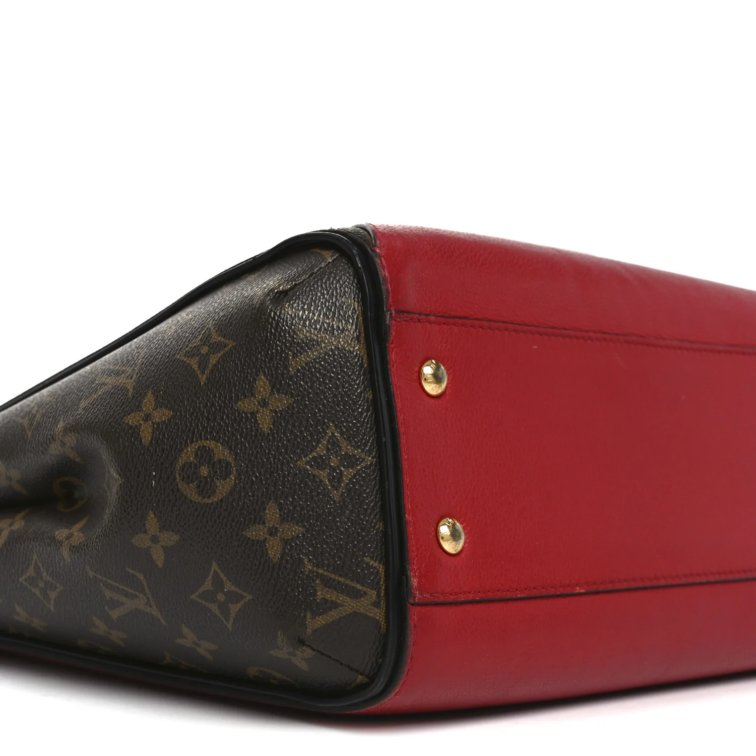 Calfskin Monogram Kimono Tote Cherry - Image 8