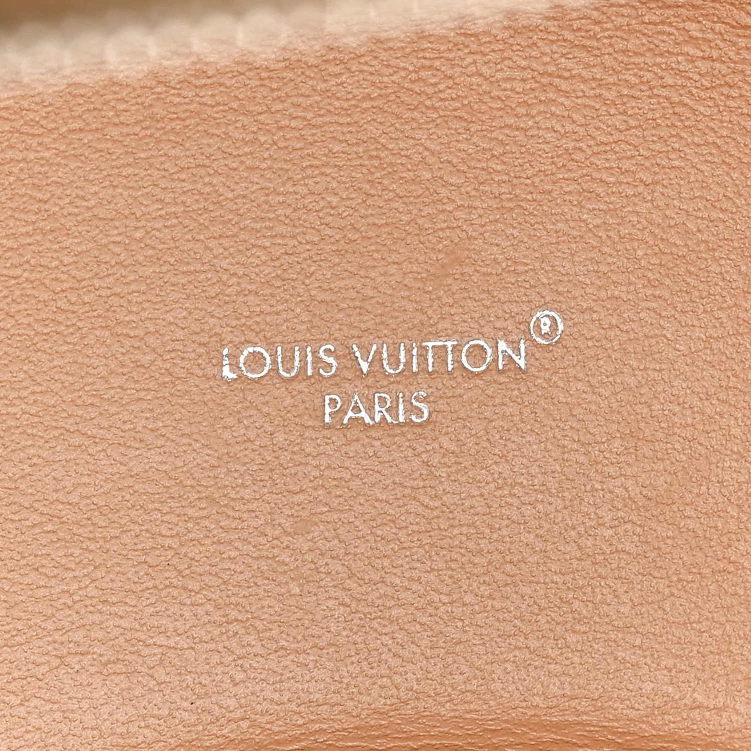Calfskin Monogram LV Croissant Bag Charm Brown - Image 4