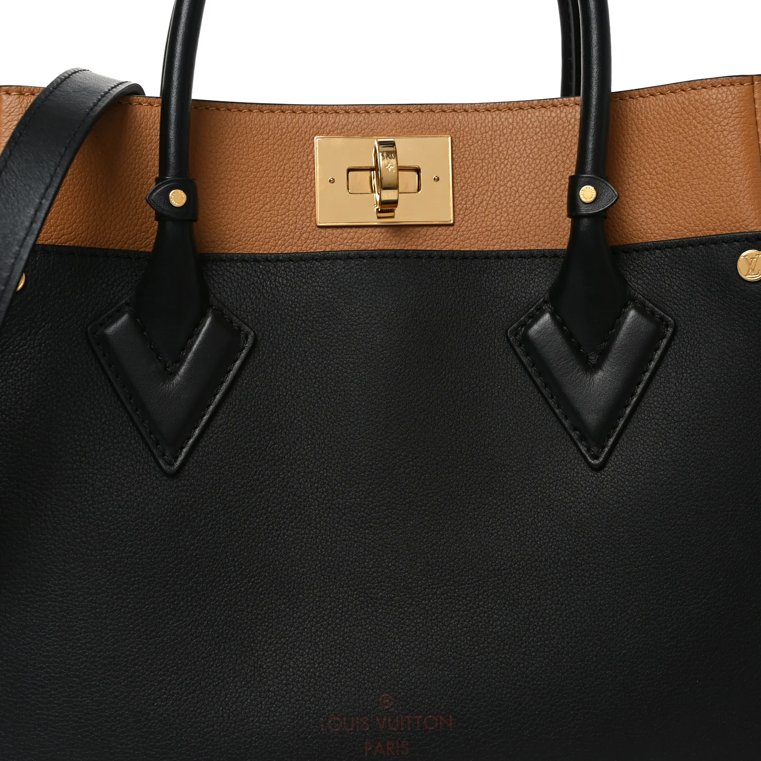 Calfskin Monogram On My Side MM Black - Image 7