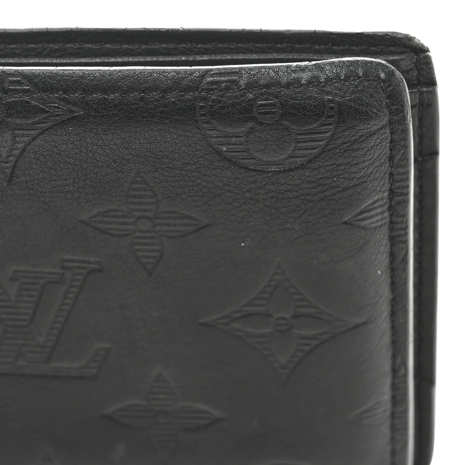 Calfskin Monogram Shadow Multiple Wallet Black - Image 10