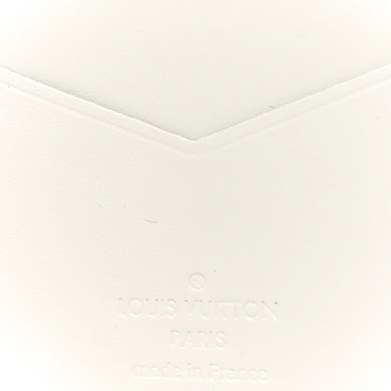 Calfskin Monogram Shadow Pocket Organizer NM White Navy - Image 6