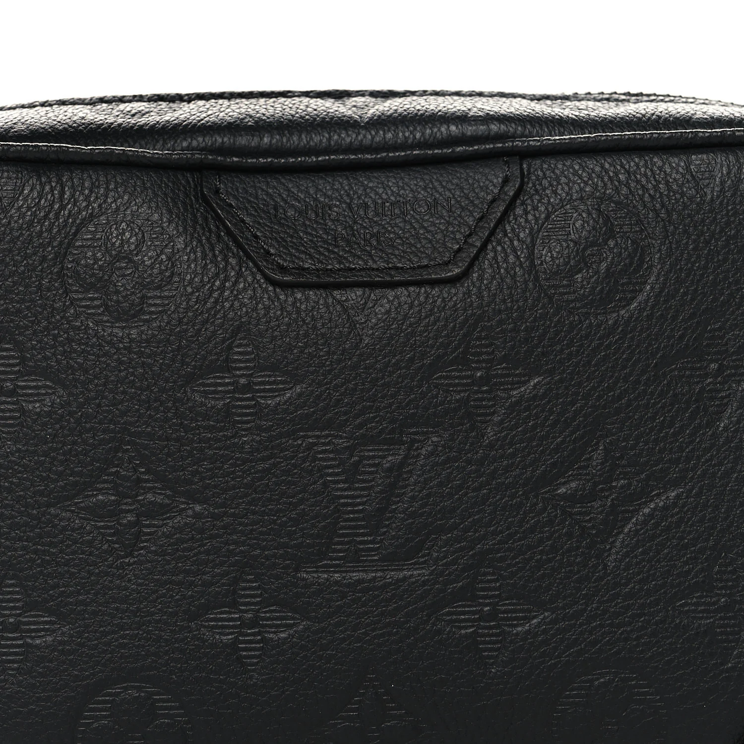 Calfskin Monogram Shadow Trocadero Wearable Wallet Black - Image 7