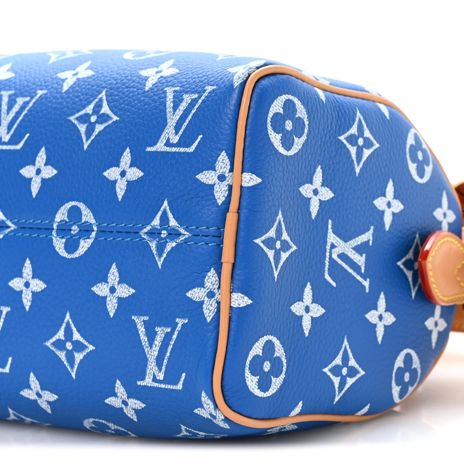 Calfskin Monogram Speedy P9 Bandouliere 20 Blue - Image 11