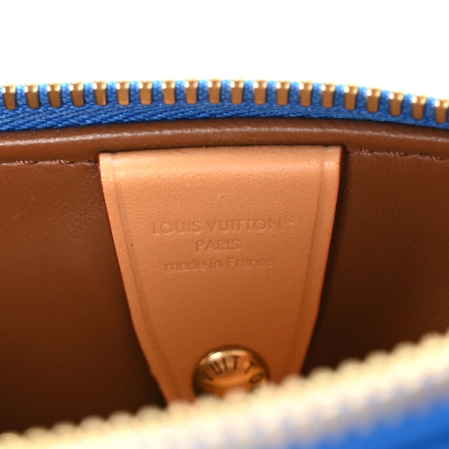 Calfskin Monogram Speedy P9 Bandouliere 20 Blue - Image 8
